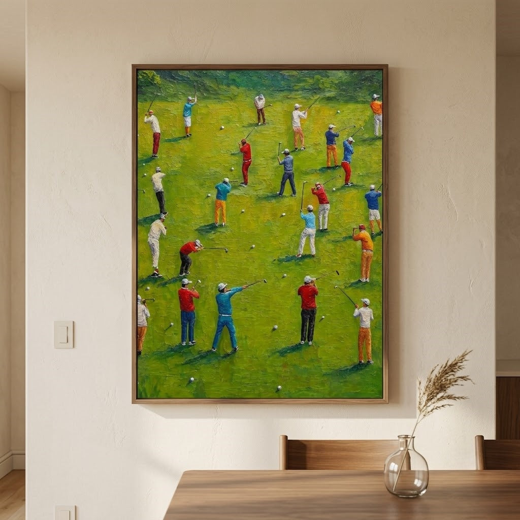 Impressionist Art | Dense Fairway Swings