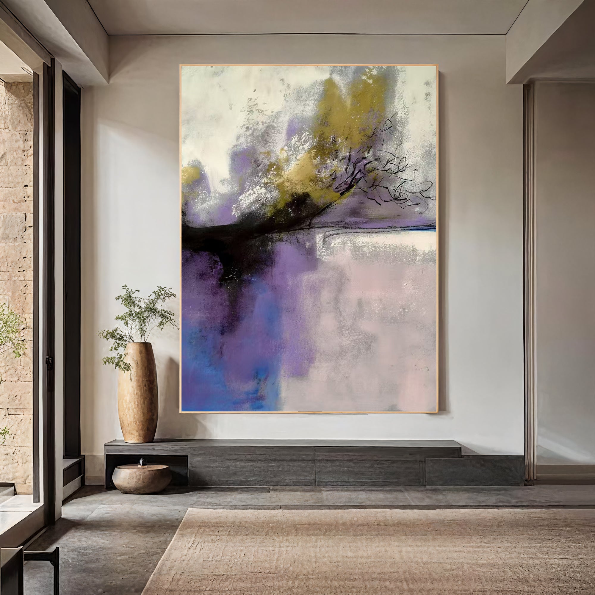 Textured Purple Vitality | Lilac Hues