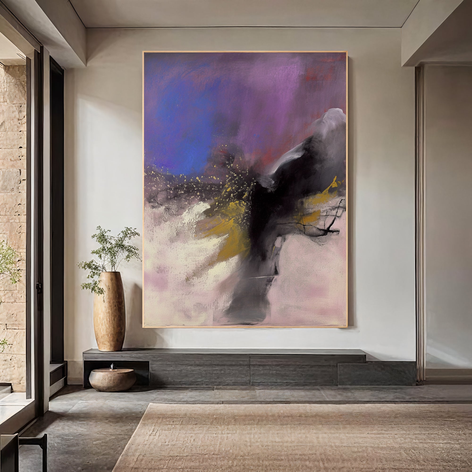 Textured Violet Opulence | Purple Pink