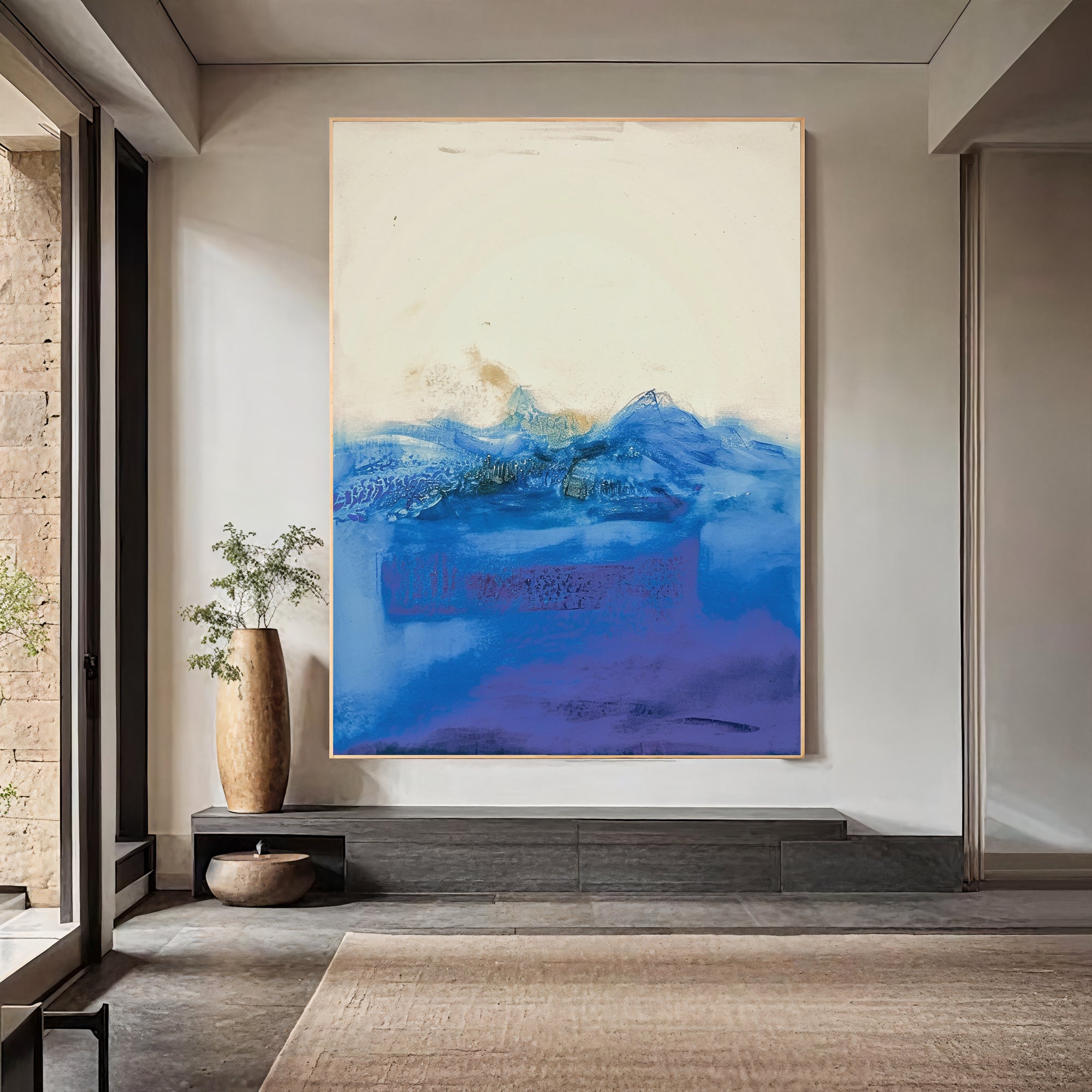 Textured Blue Serenity | Sea Tones