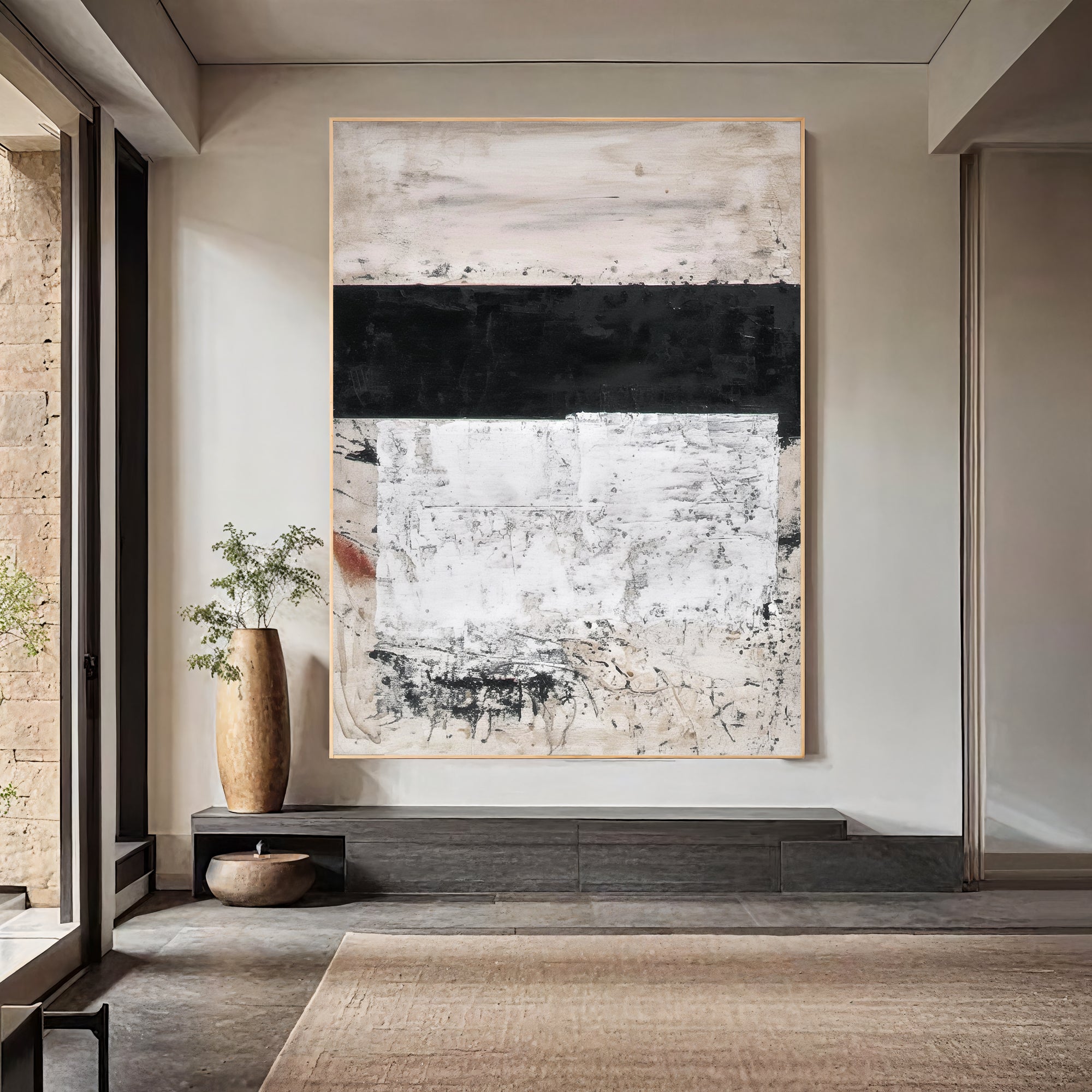 Textured Neutral Artistry | Slate Hues