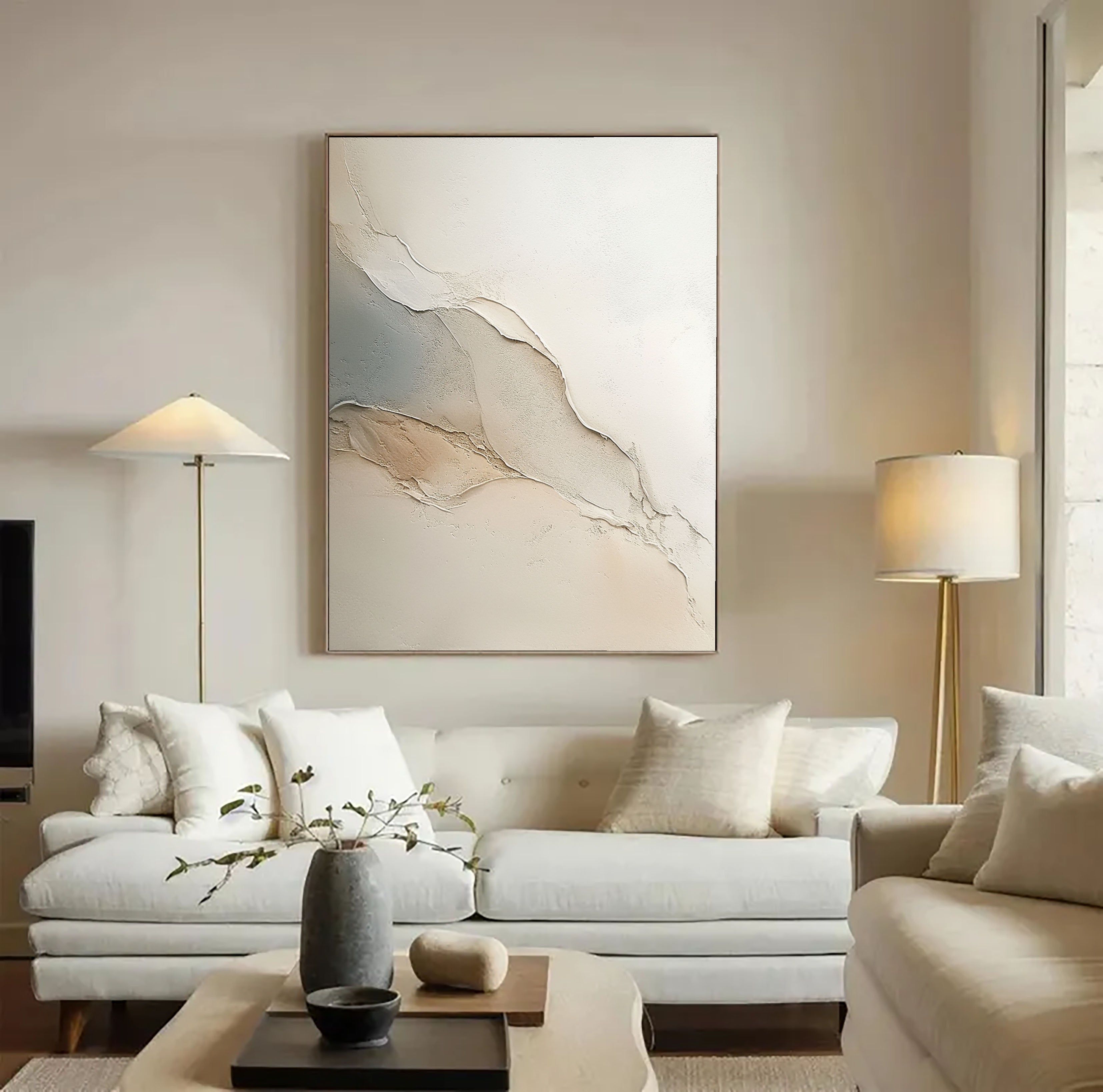 Textured Neutral Rhythm | Earthy Flow