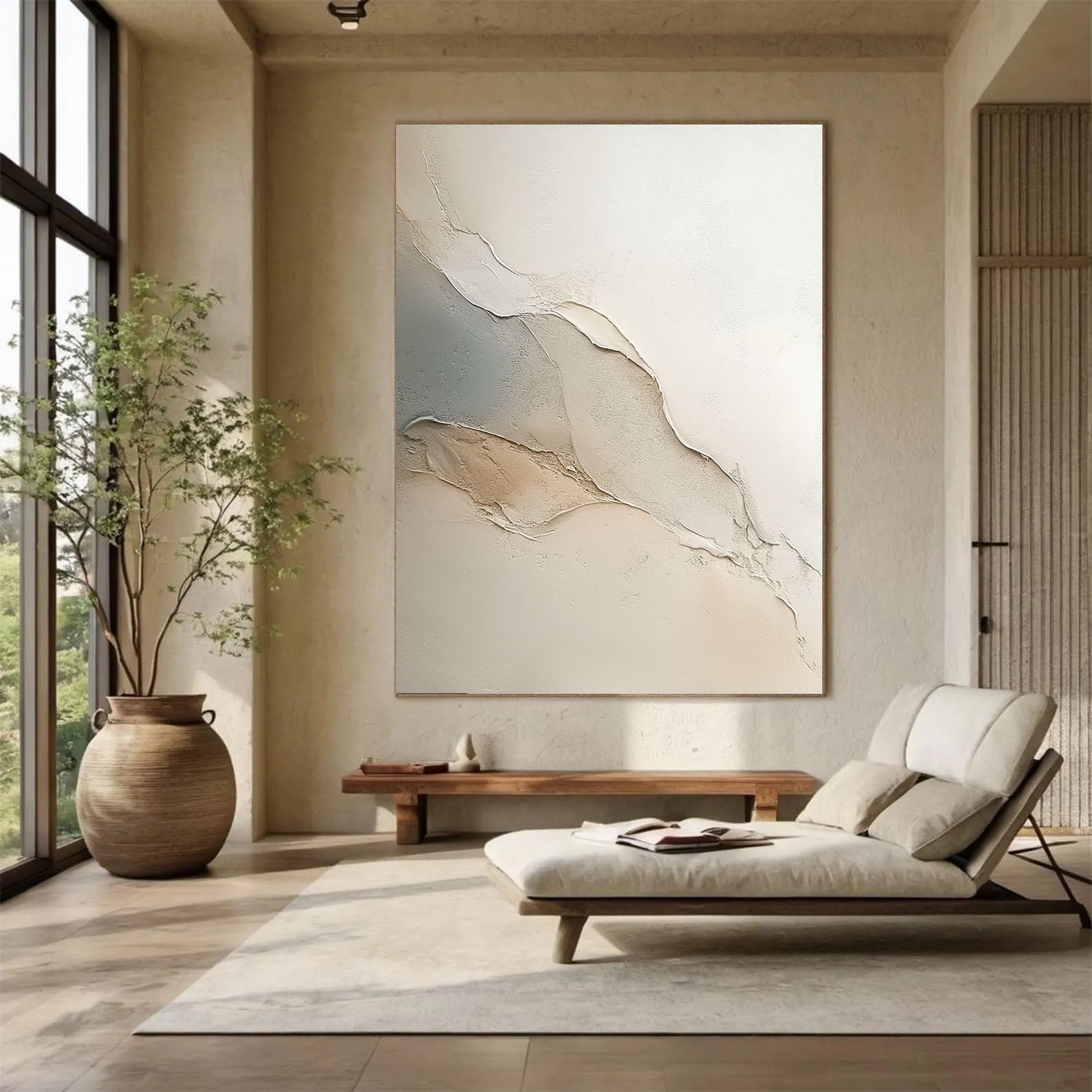 Textured Neutral Rhythm | Earthy Flow