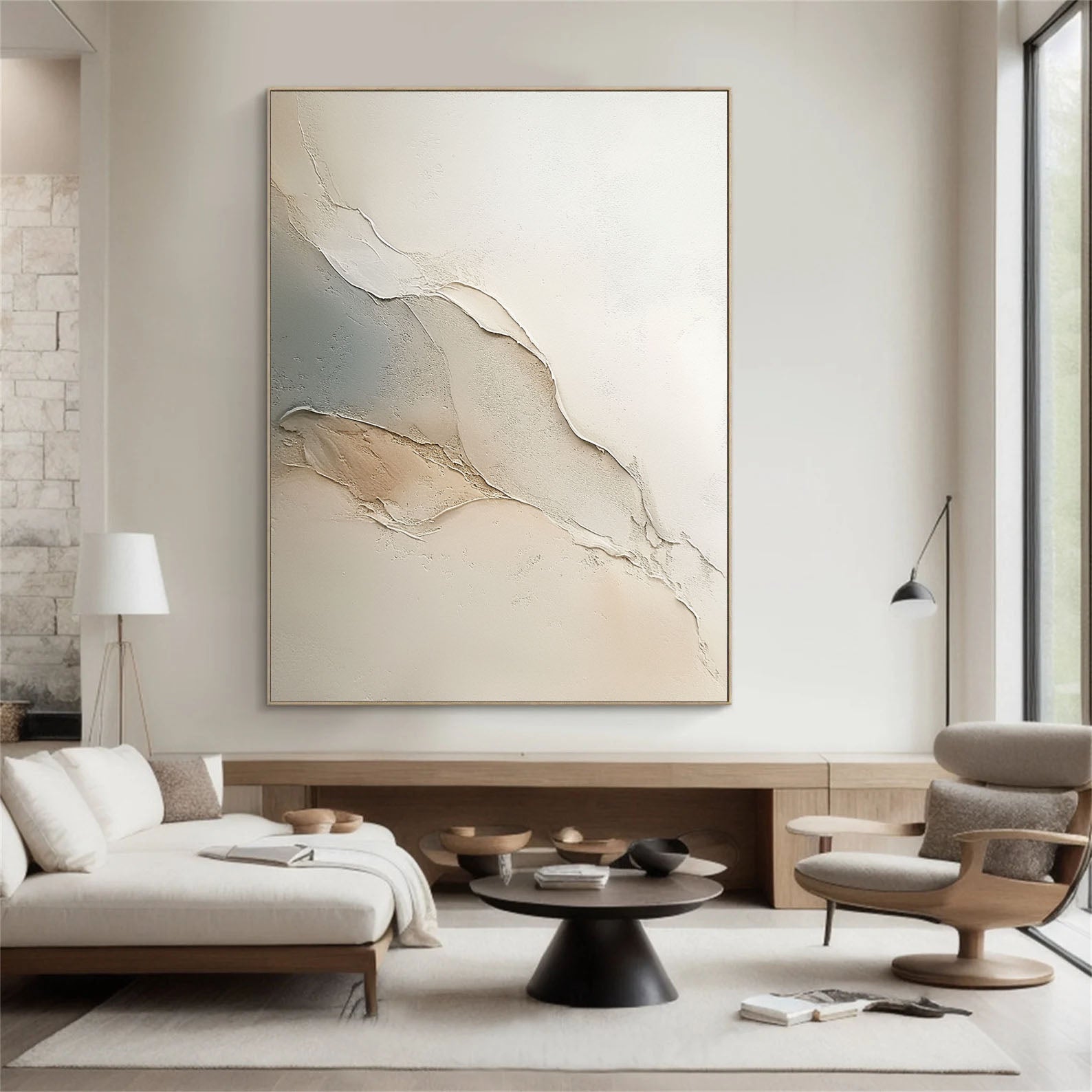 Textured Neutral Rhythm | Earthy Flow