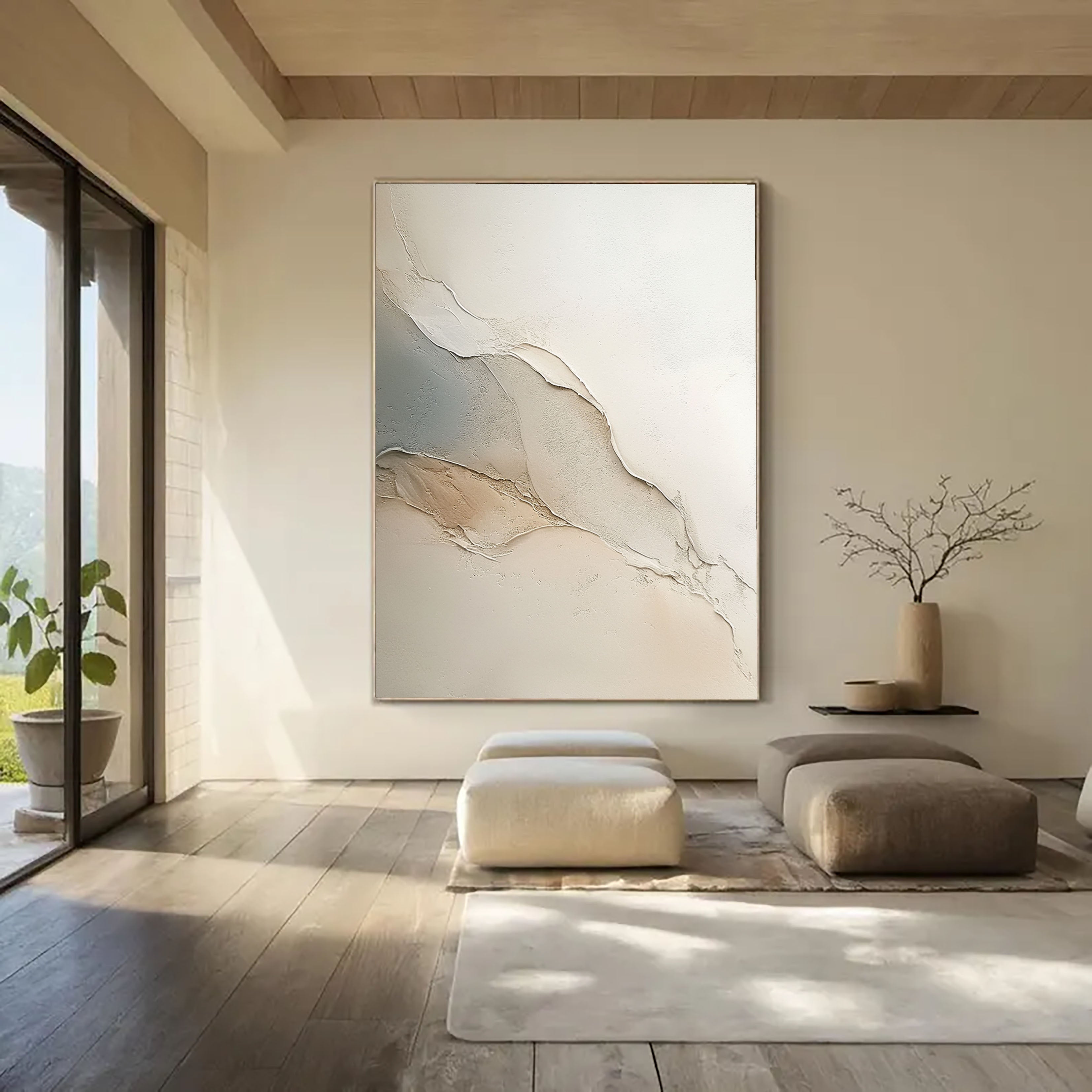 Textured Neutral Rhythm | Earthy Flow