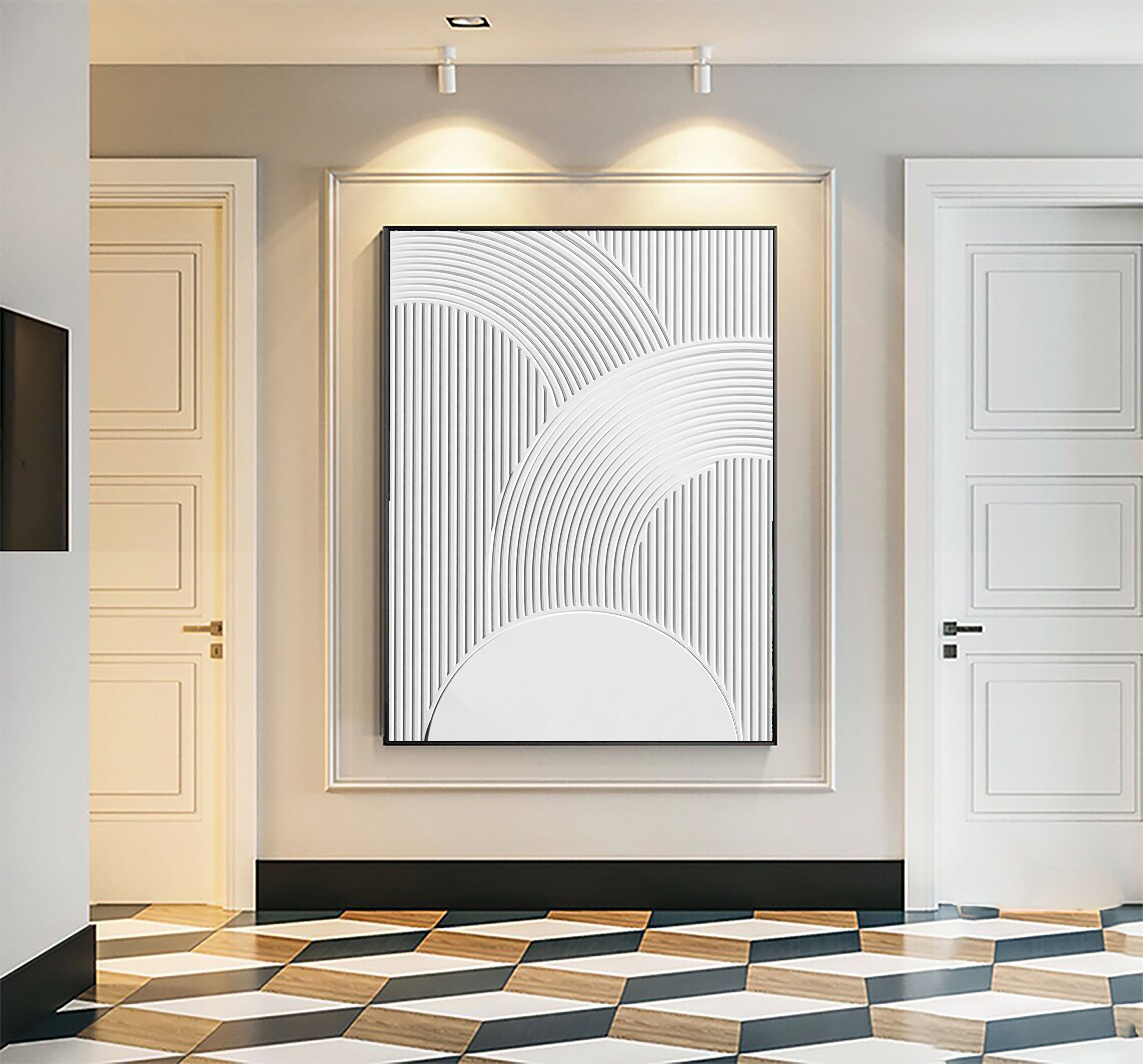 Textured Geometric Flow | Linear Arcs