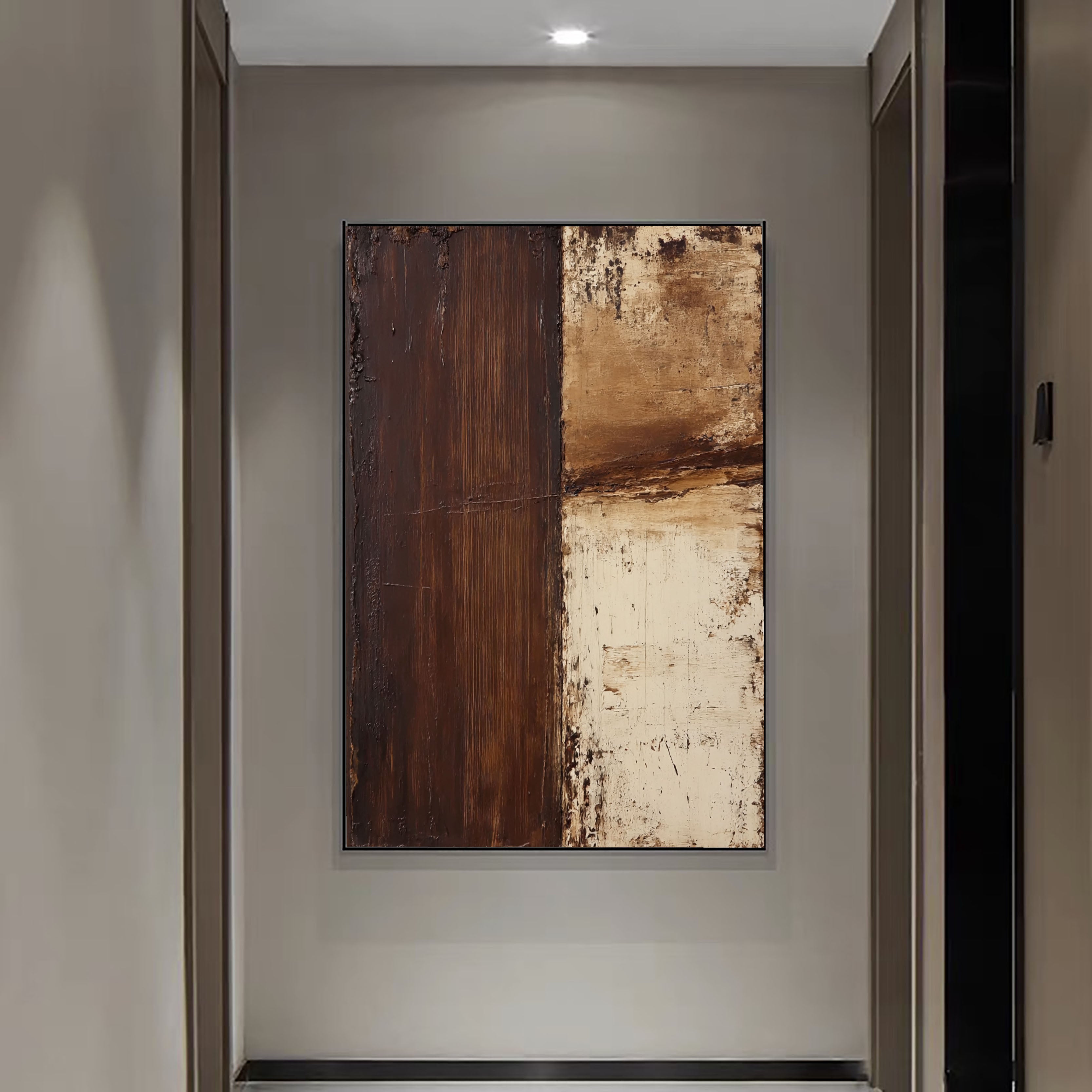 Textured Weathered Panels | Chestnut Ivory