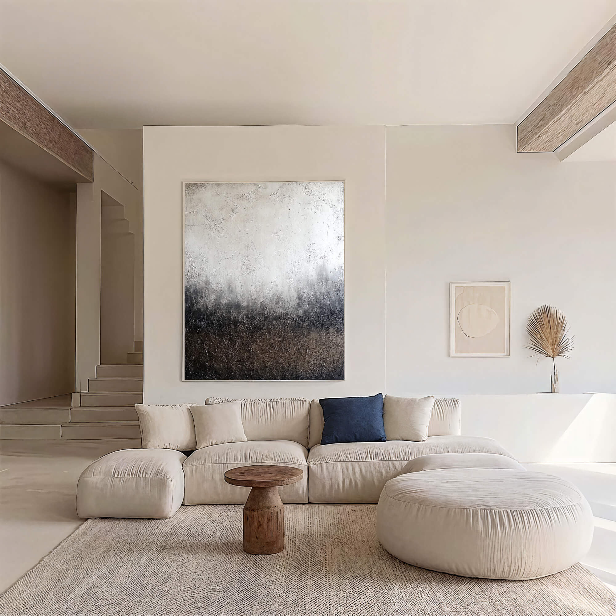 Textured Neutral Gradient | Monochrome Tones
