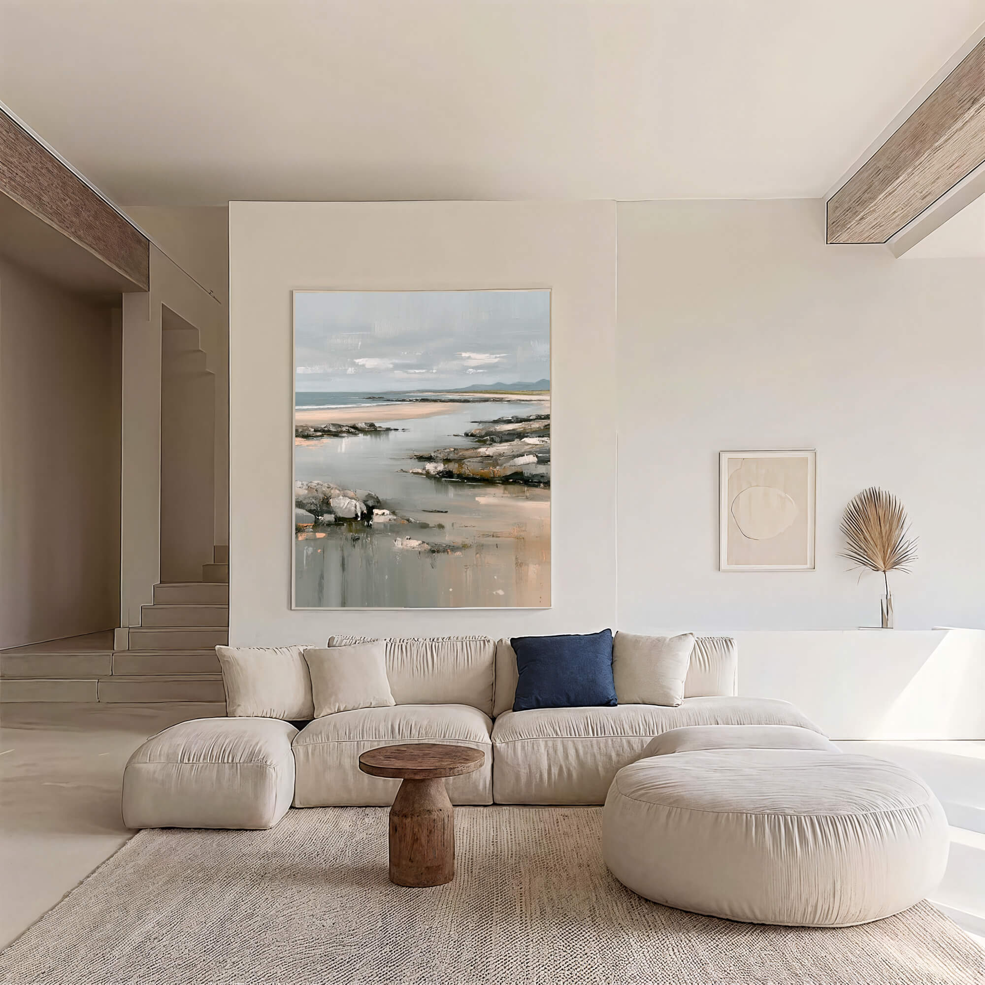 Textured Coastal Vista | Rocky Shore