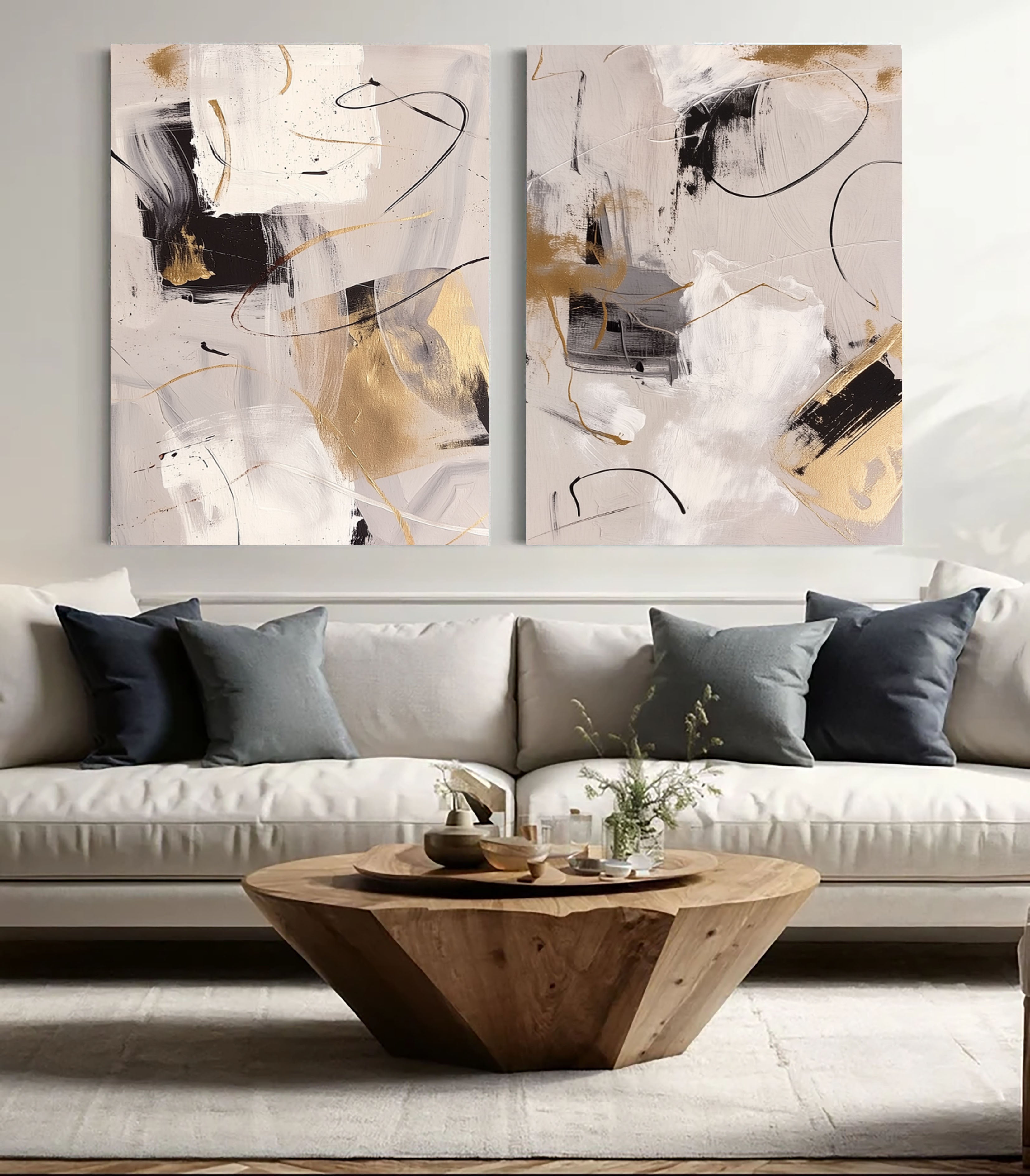 Gilded Abstract Expression | Modern Luxe