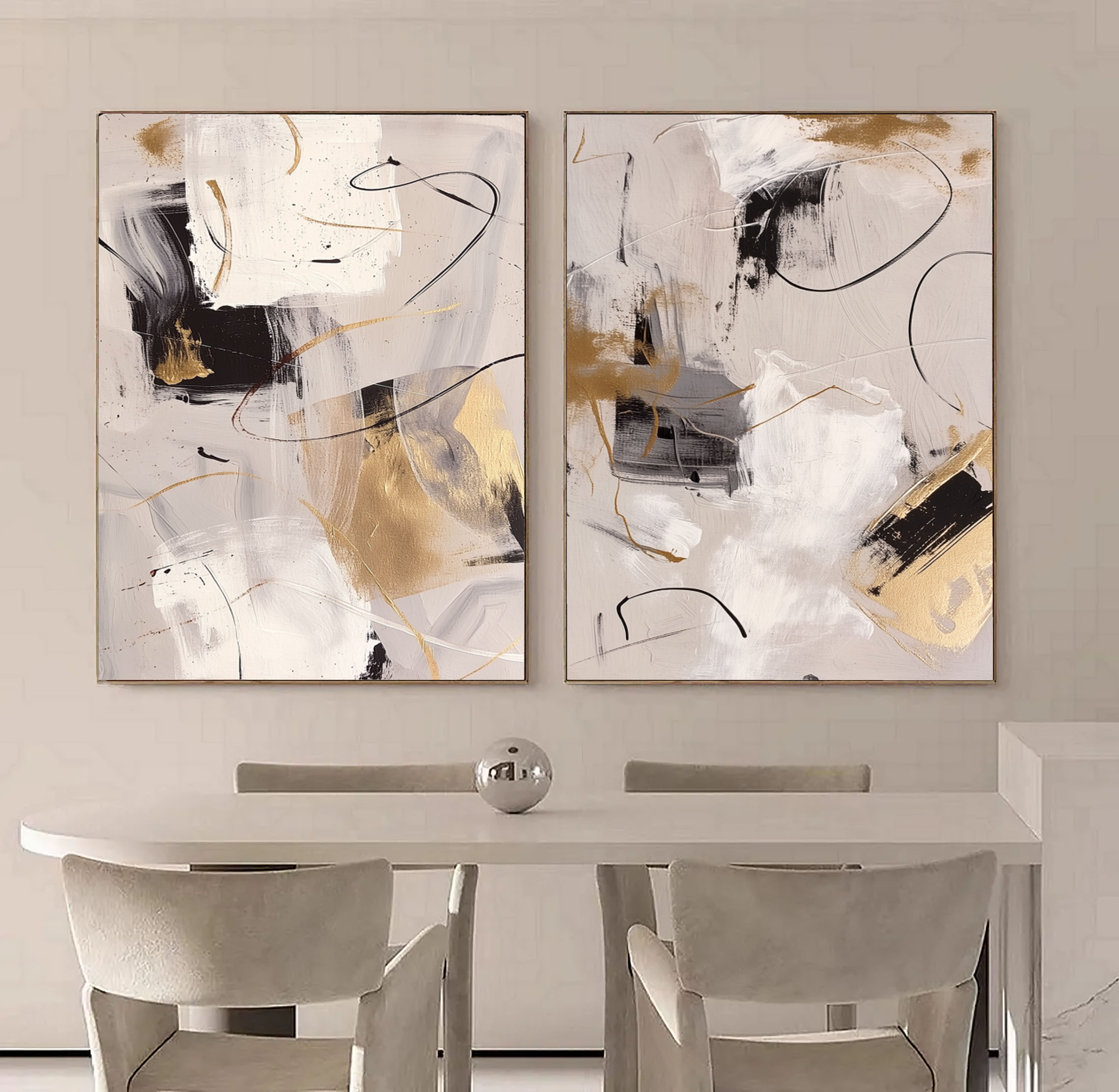 Gilded Abstract Expression | Modern Luxe