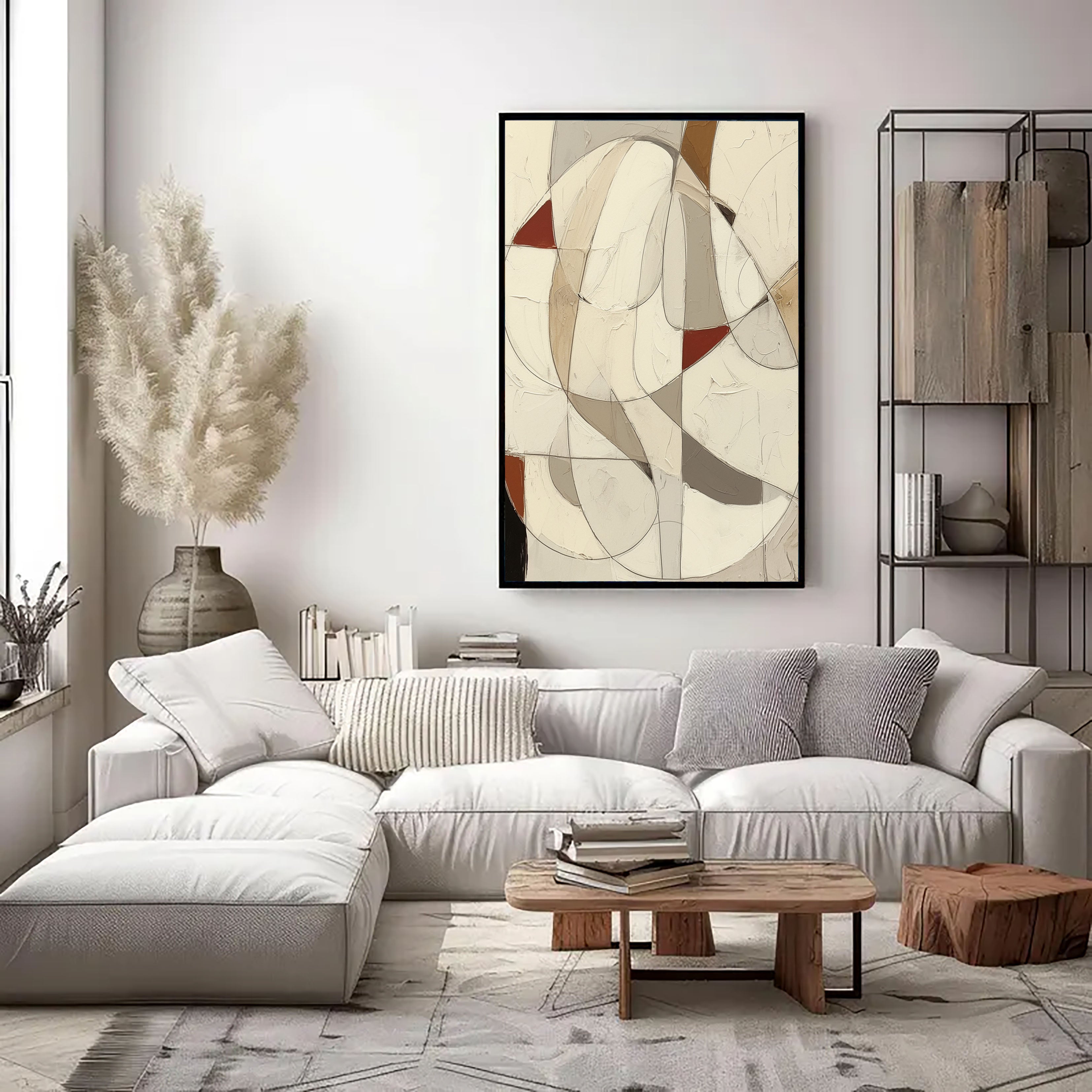 Textured Abstract Rhythm | Neutral Tinge