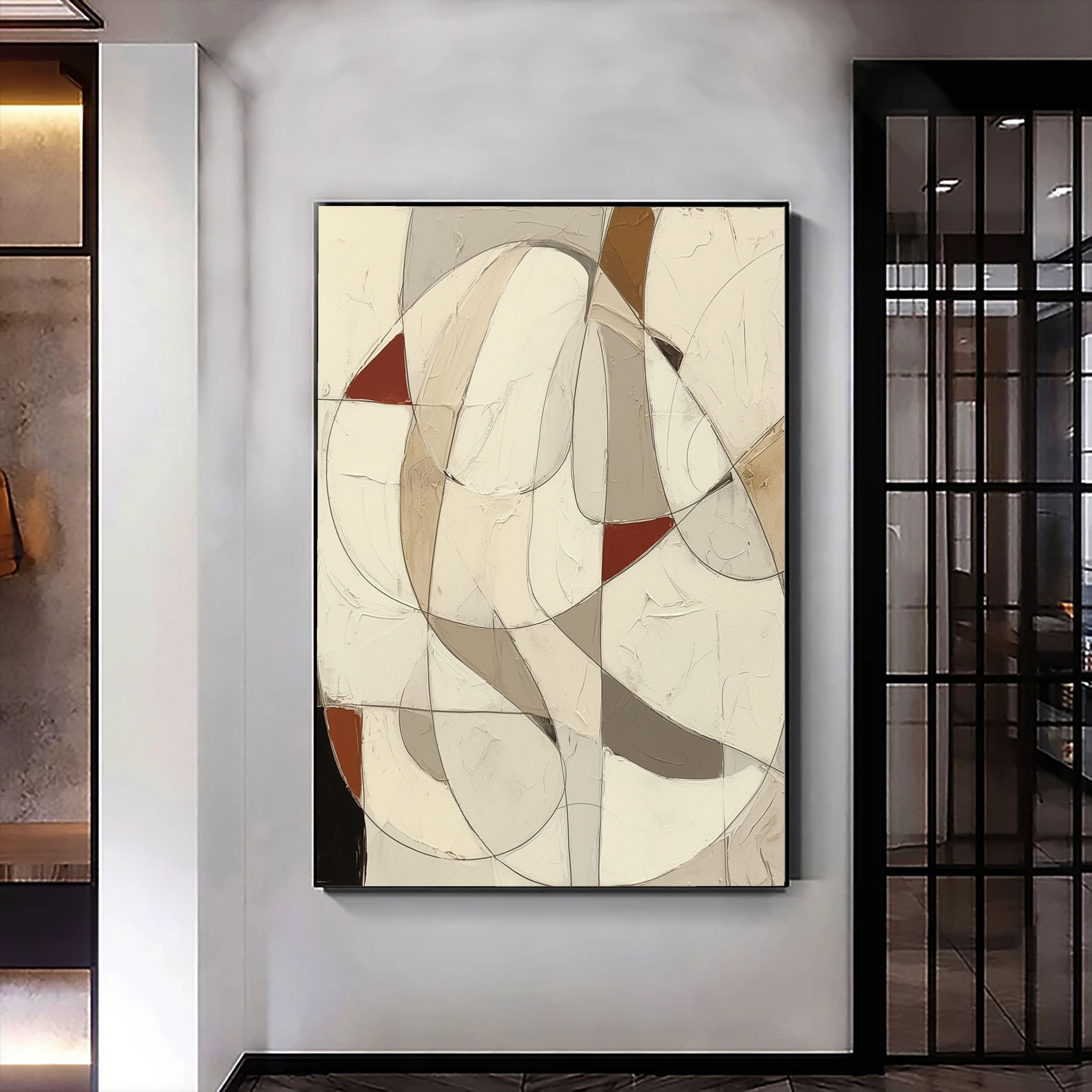 Textured Abstract Rhythm | Neutral Tinge