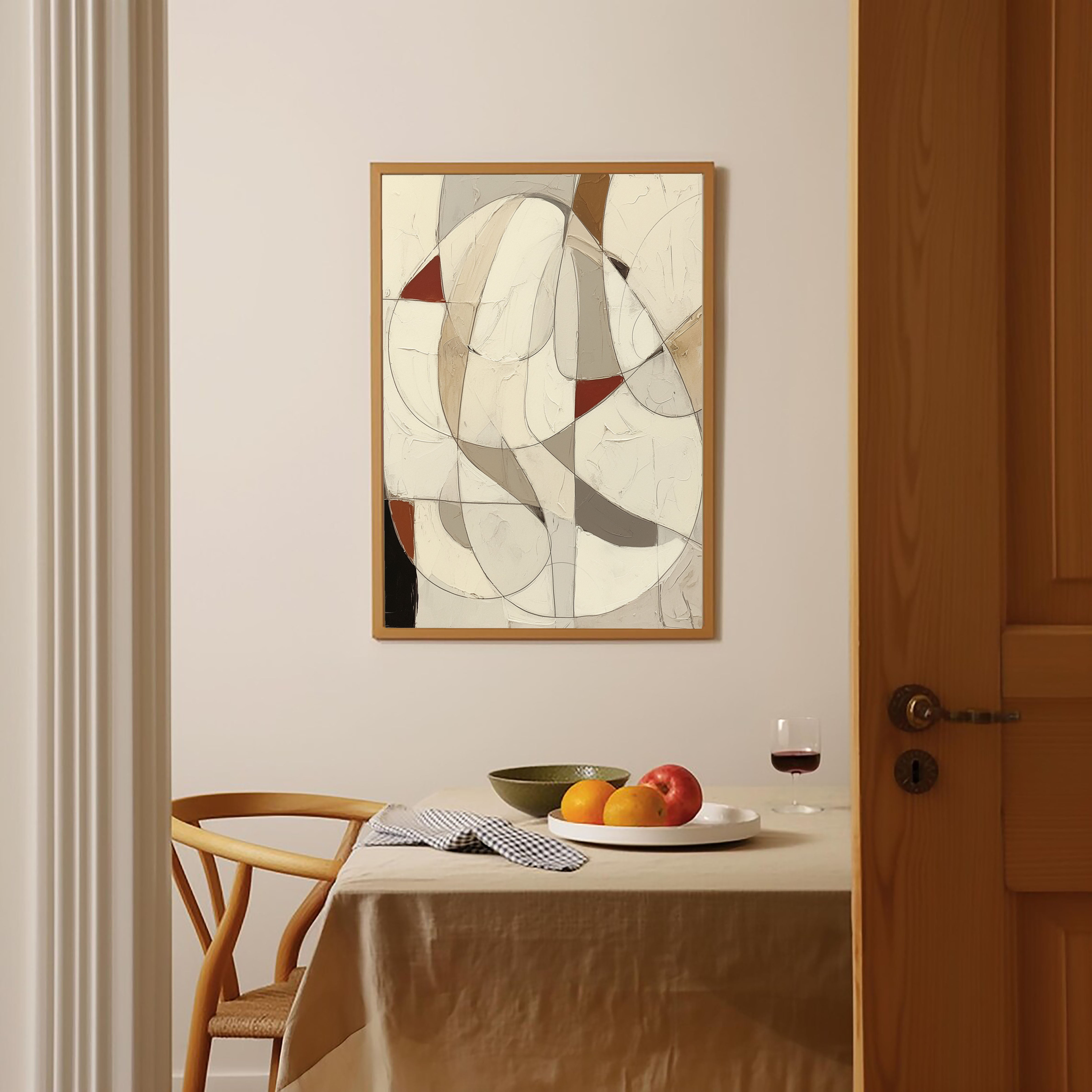 Textured Abstract Rhythm | Neutral Tinge