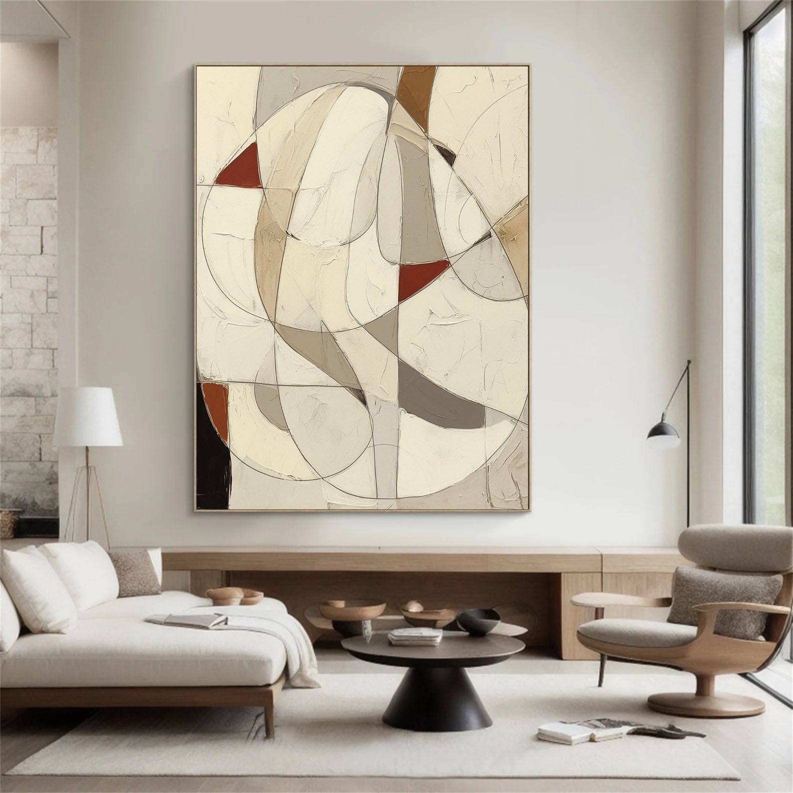 Textured Abstract Rhythm | Neutral Tinge