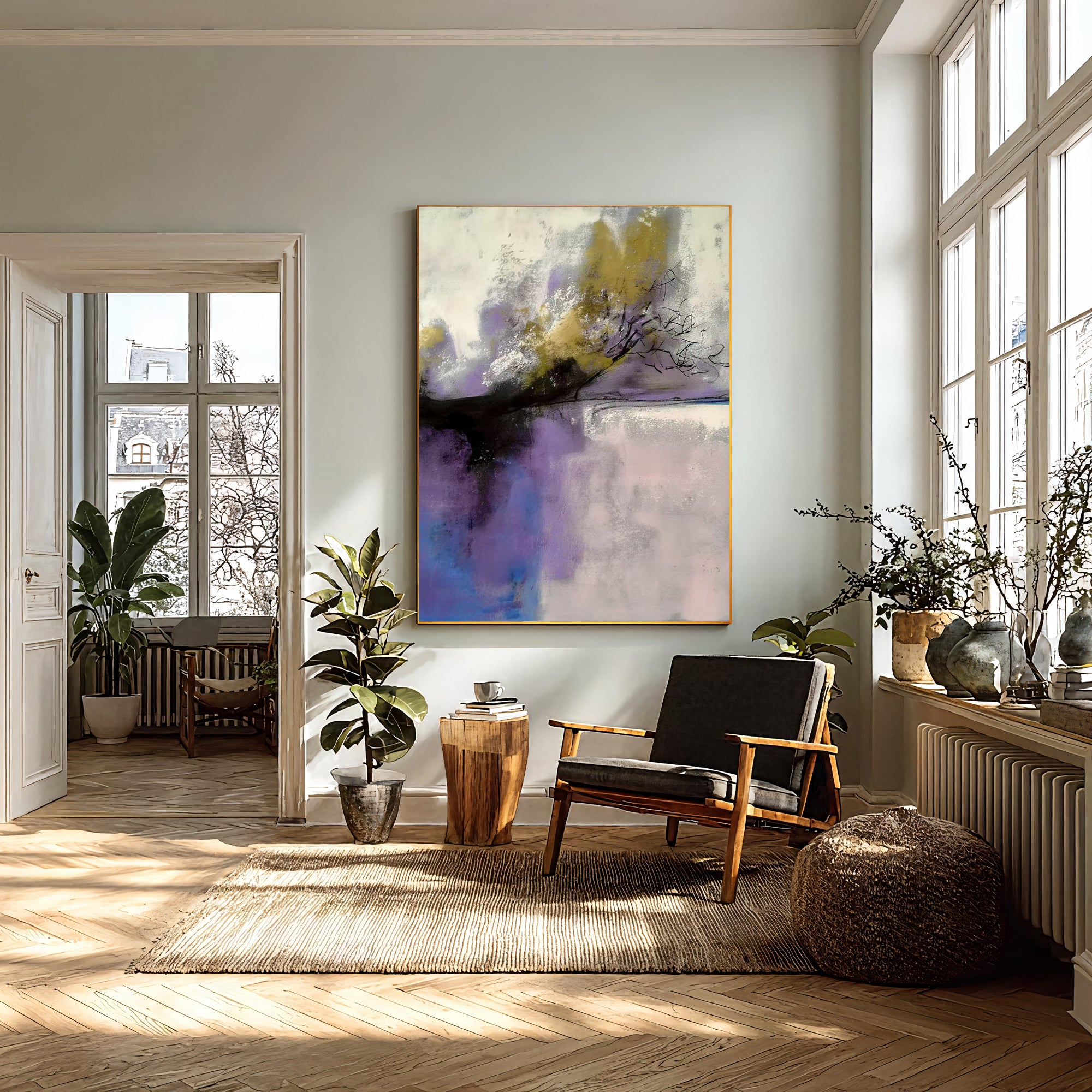 Textured Purple Vitality | Lilac Hues