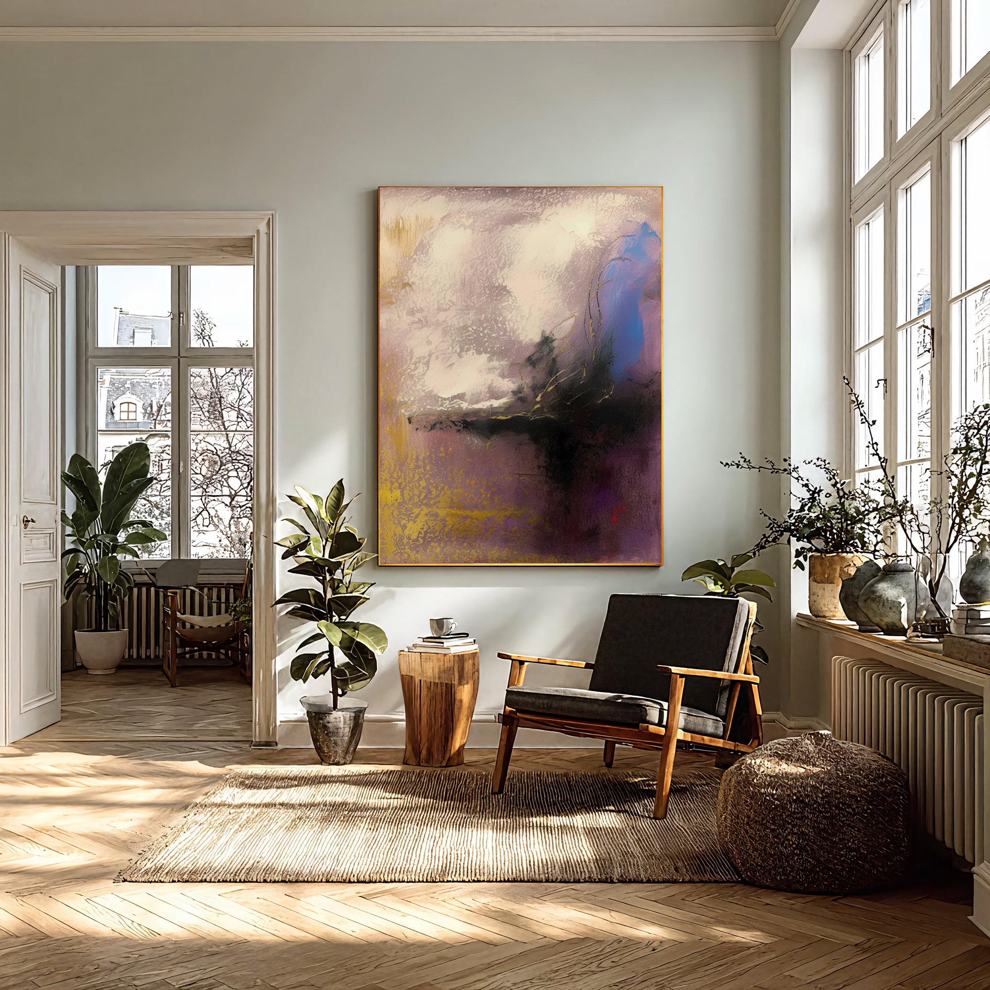 Textured Violaceous Opulence | Purple Aurum