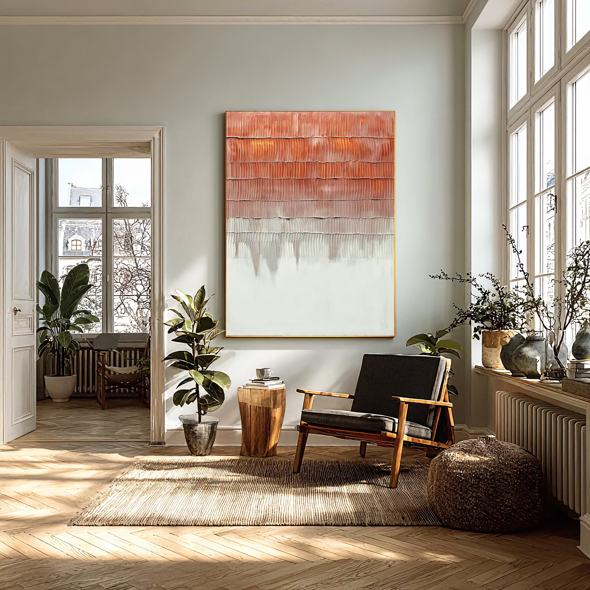 Textured Coral Sophistication | Blush Tones