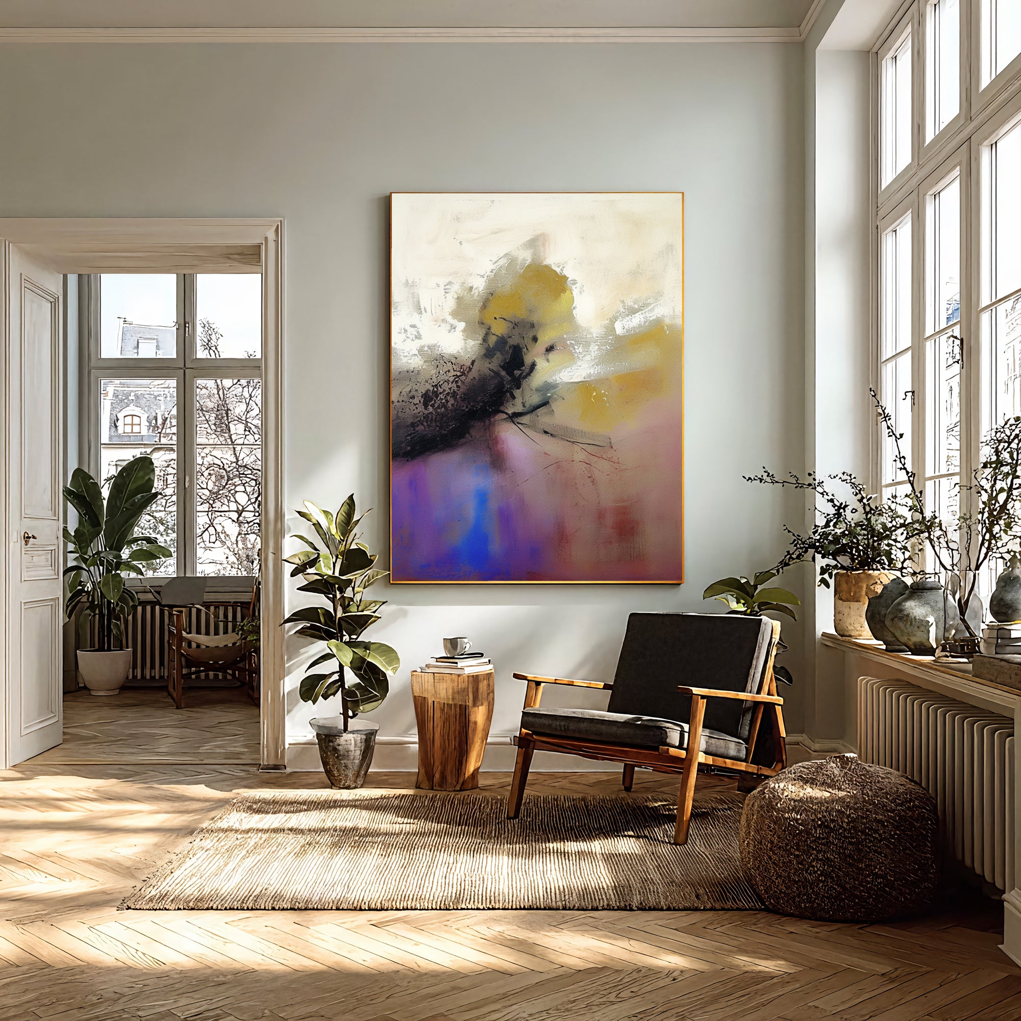 Textured Hyacinth Opulence | Purple Aurum