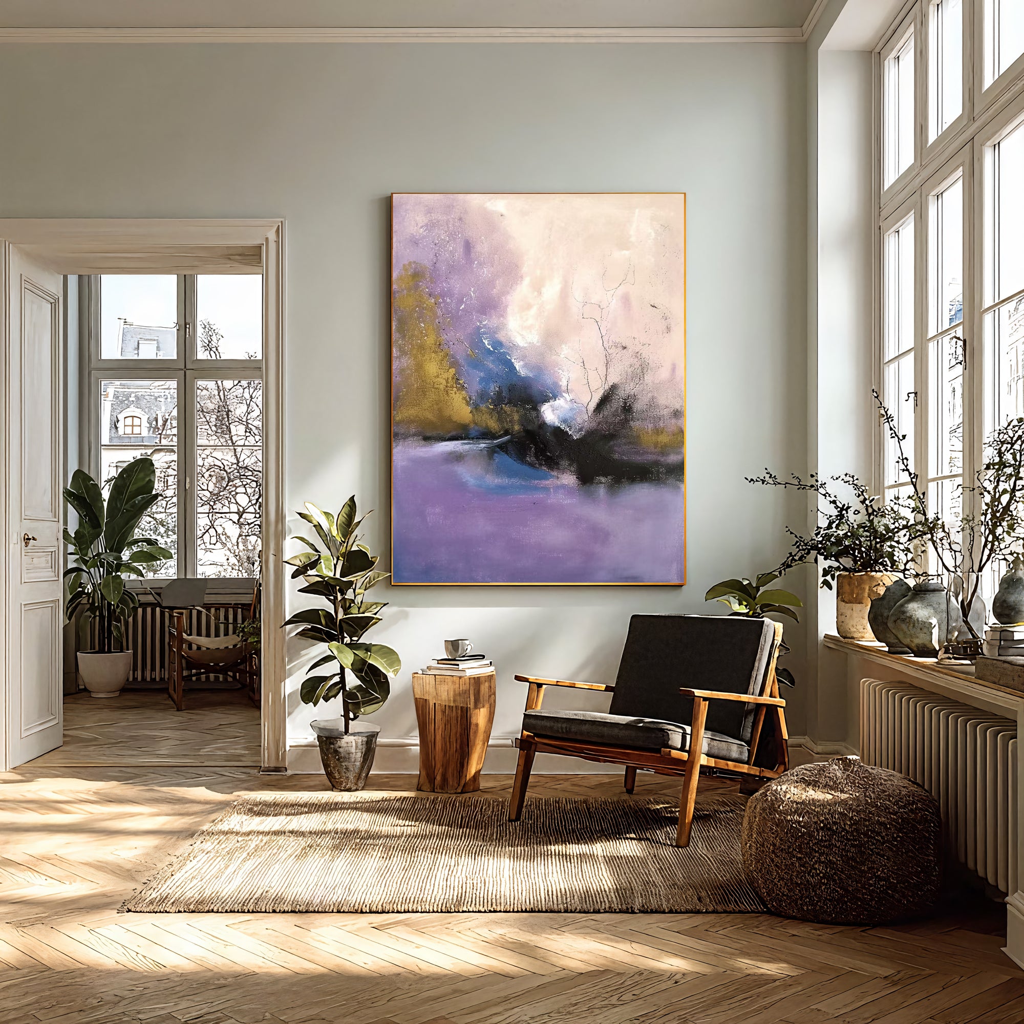 Textured Purple Dream | Lavender Hues