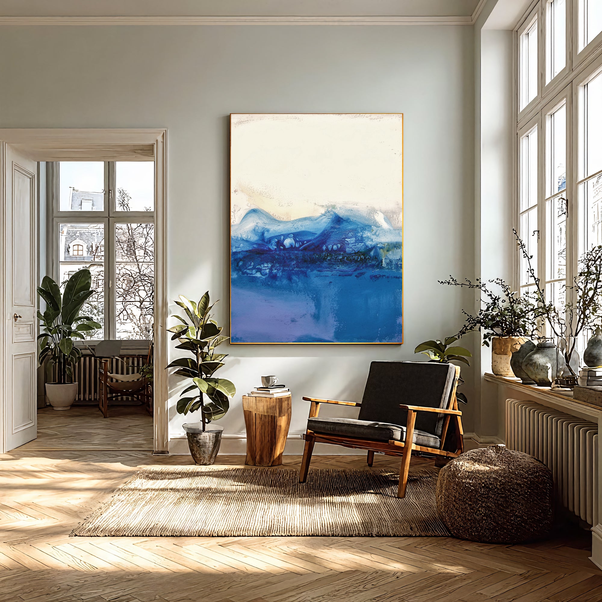 Textured Blue Rhythm | Tide Hues