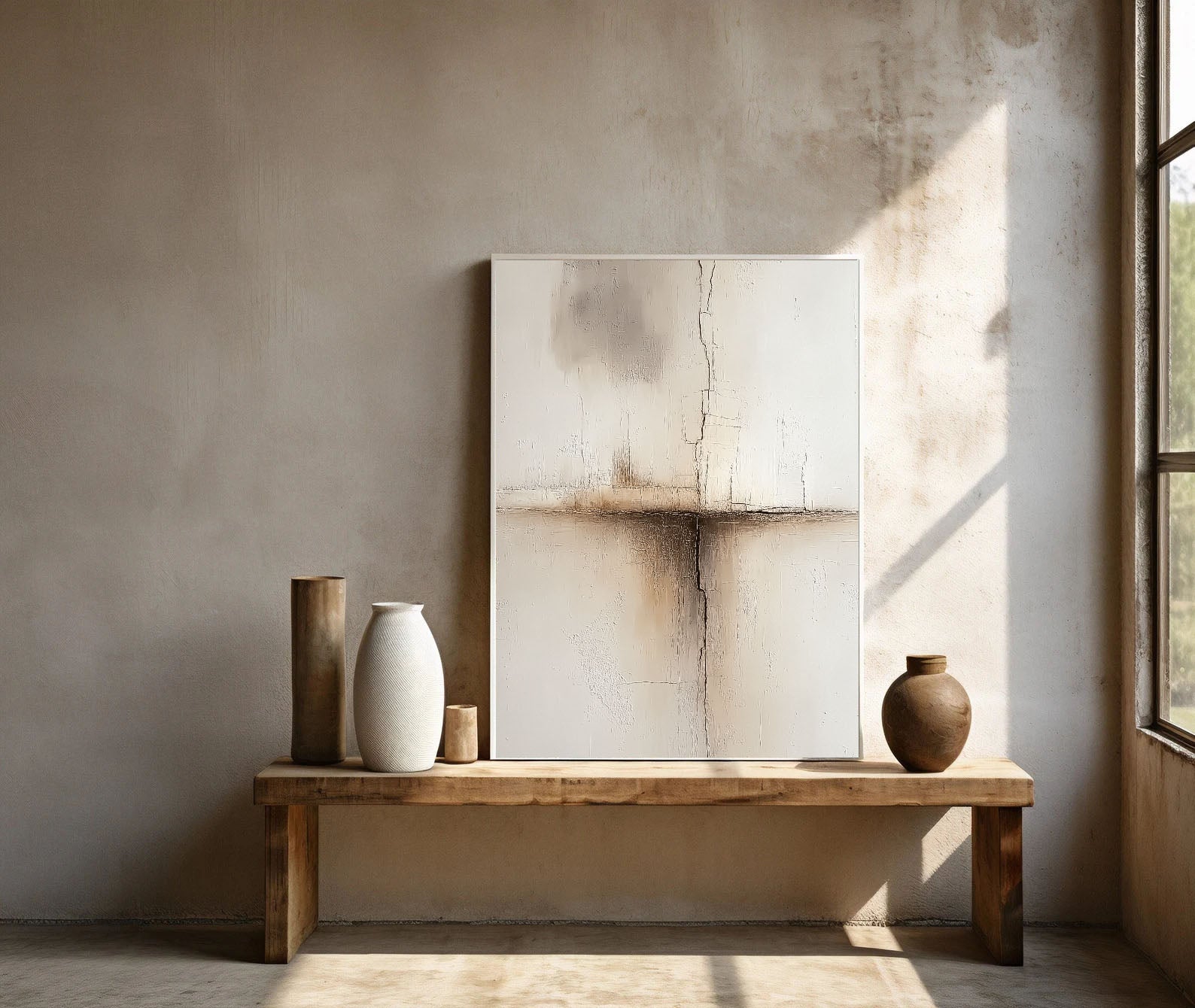 Textured Earthy Elegance | Ivory Tones