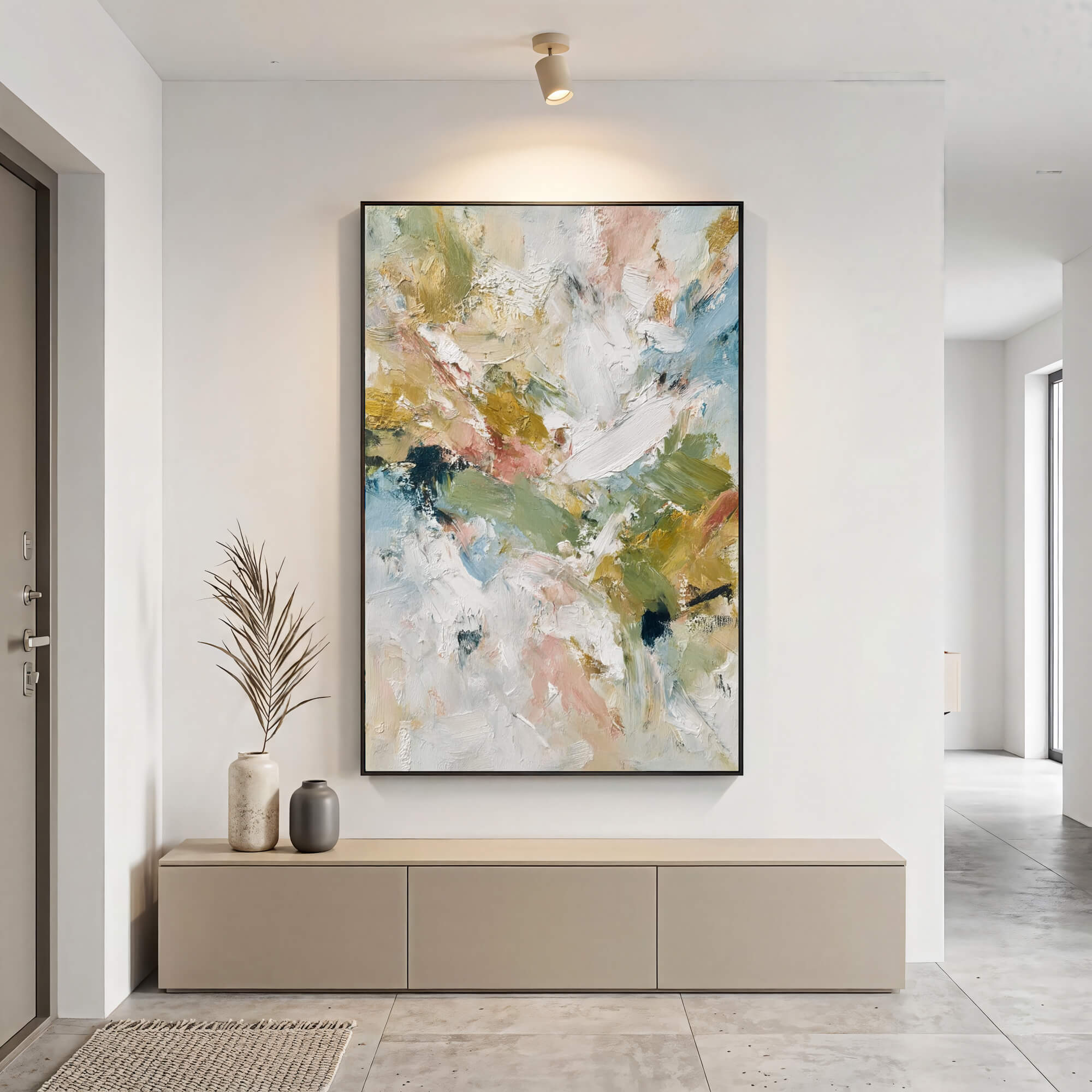 Impasto Neutral Bloom | Soft Hues