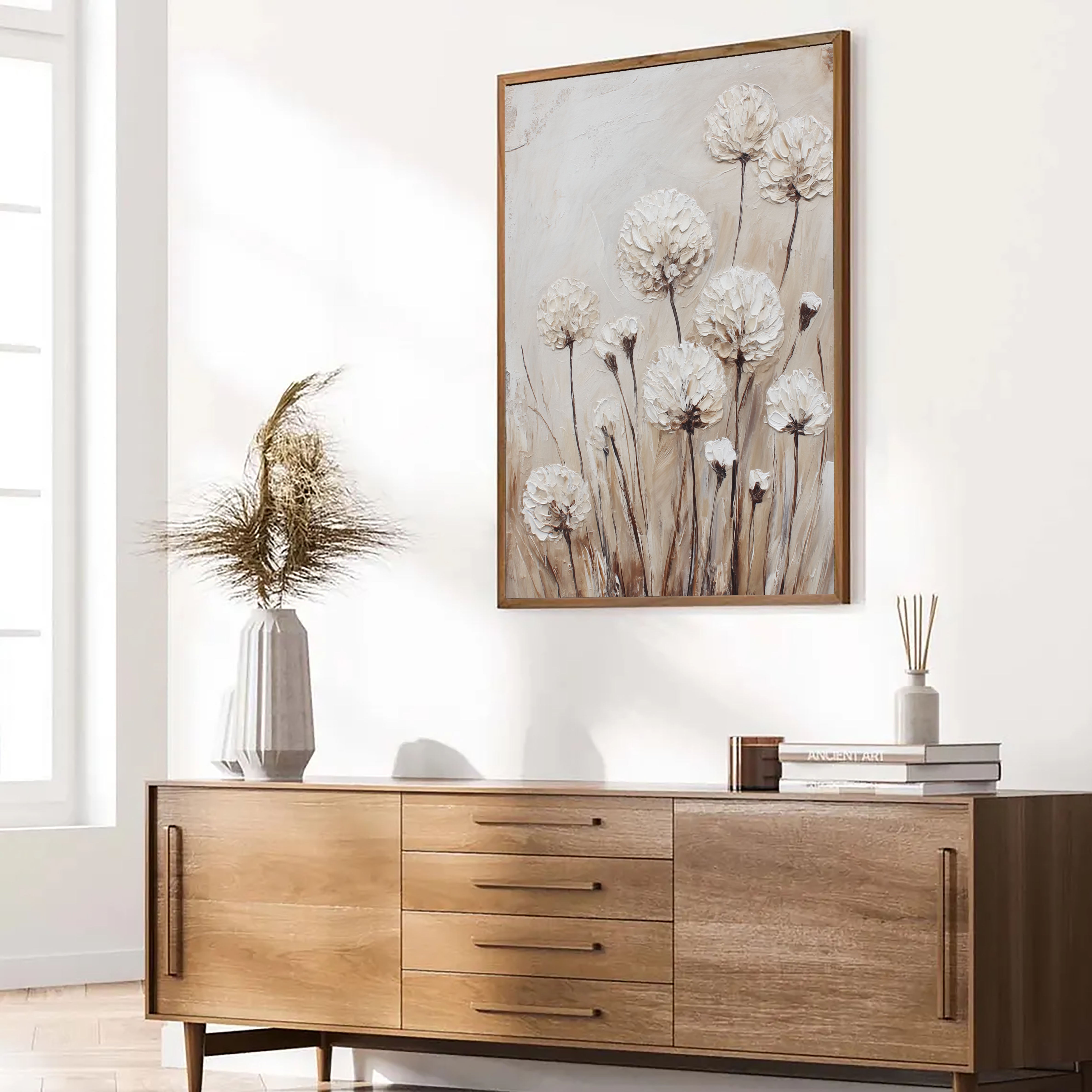 Textured Puff Blossoms | Cream Hues