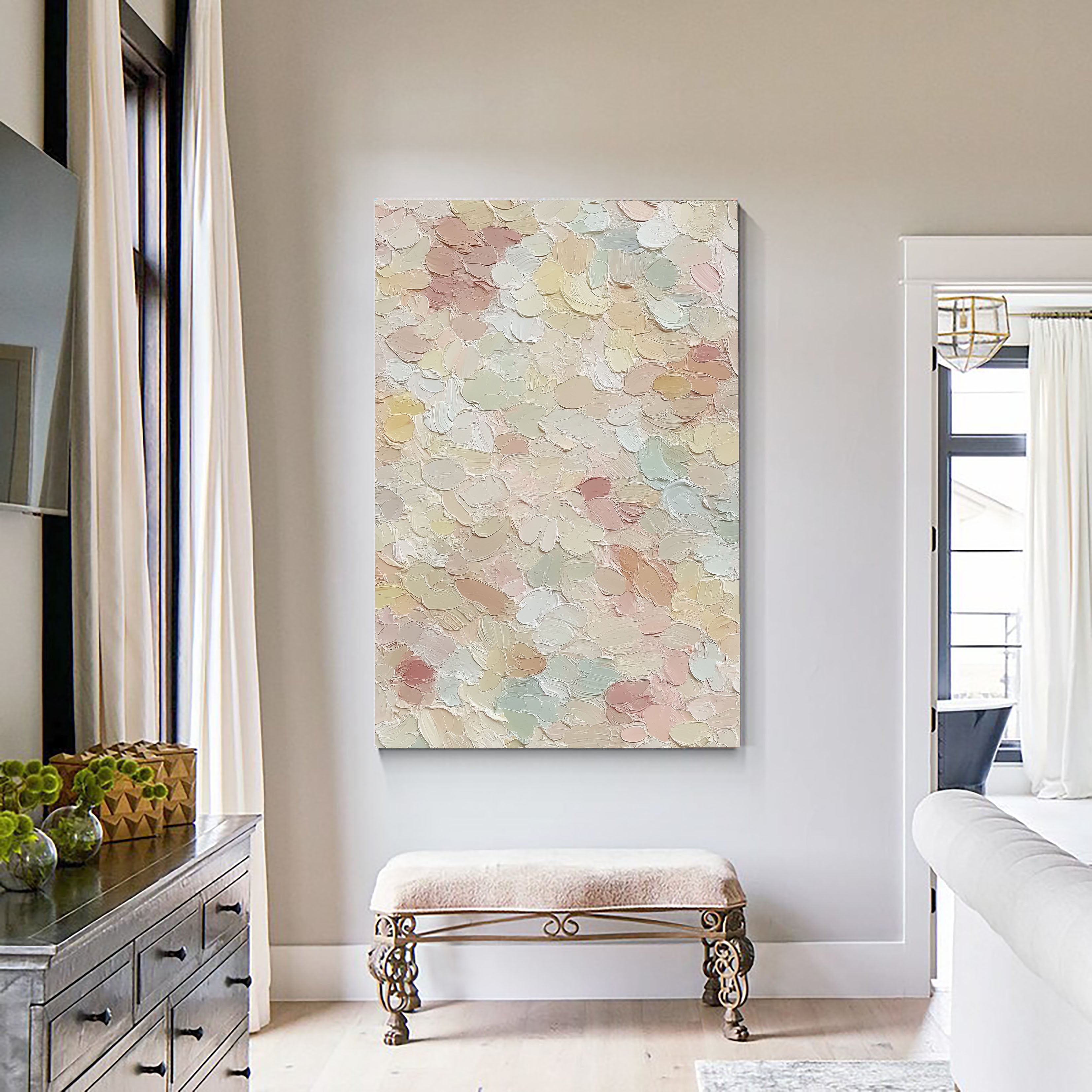 Textured Pastel Strokes | Soft Hues