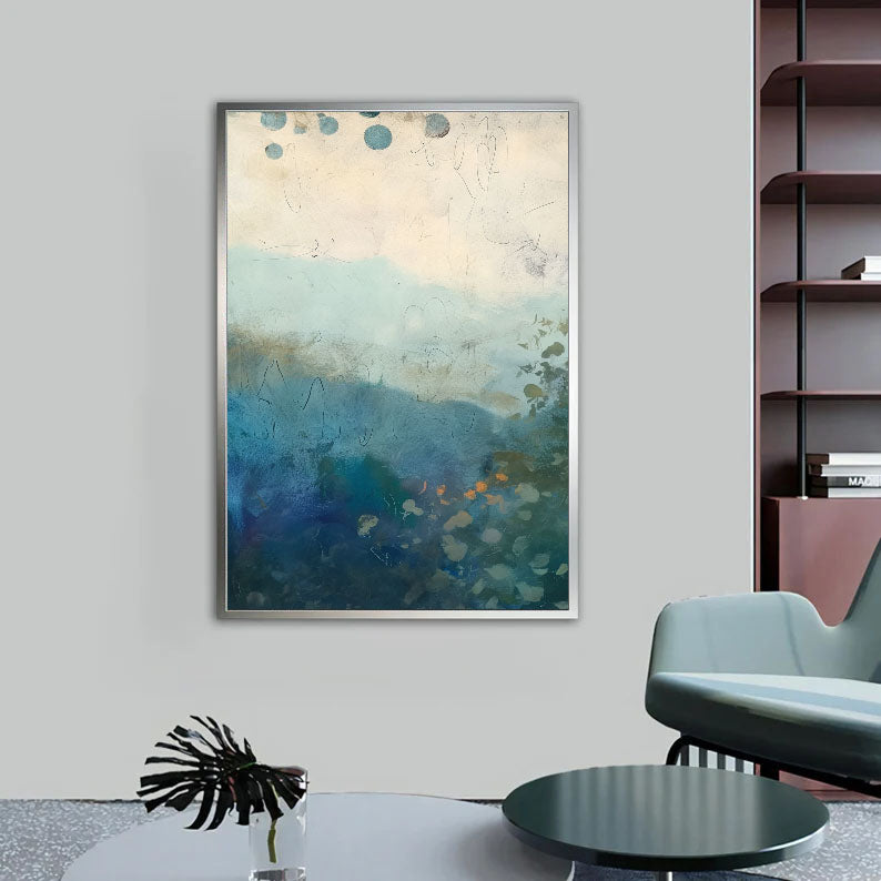 Textured Misty Horizons | Azure Hues