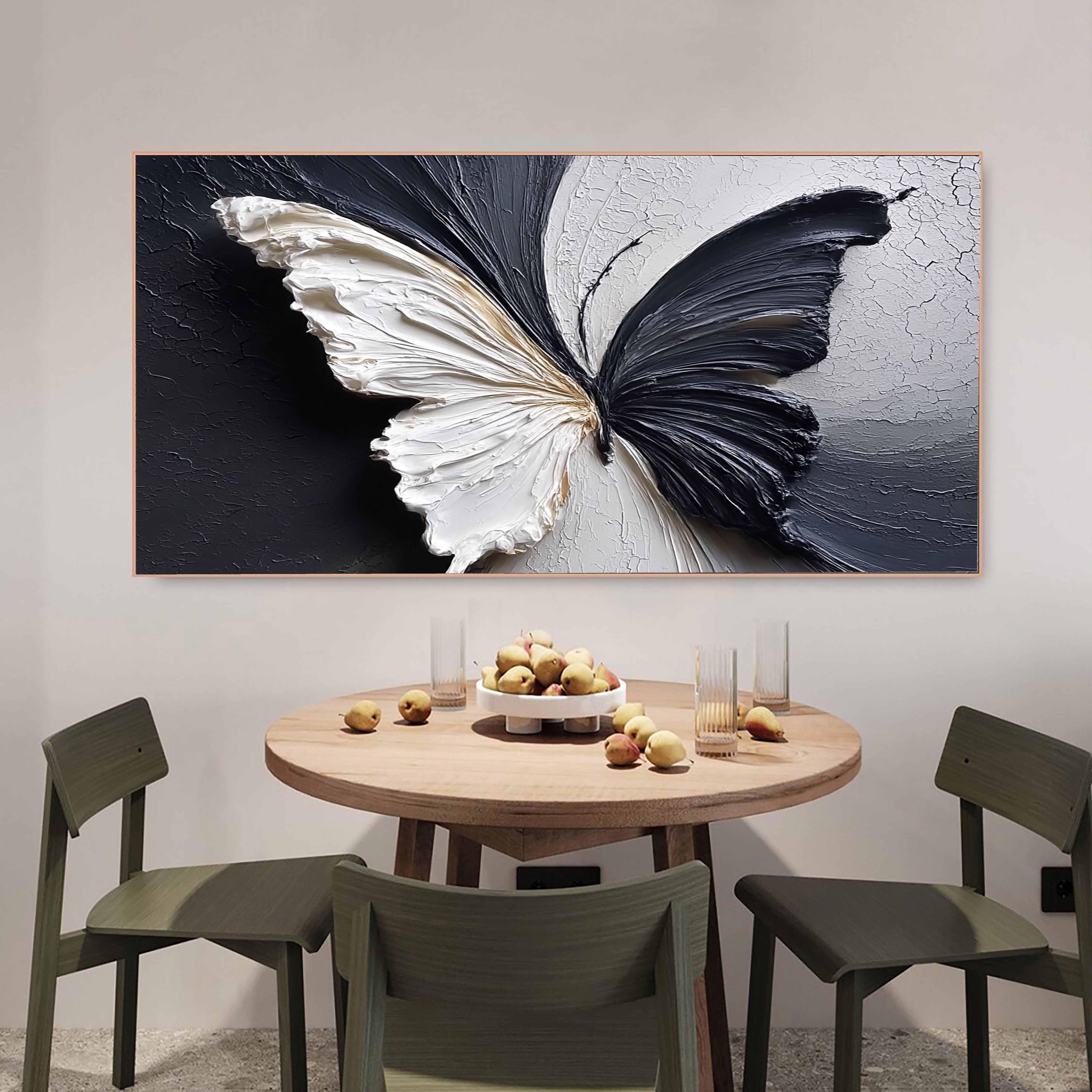 Textured Butterfly Opulence | Gilded Flutter