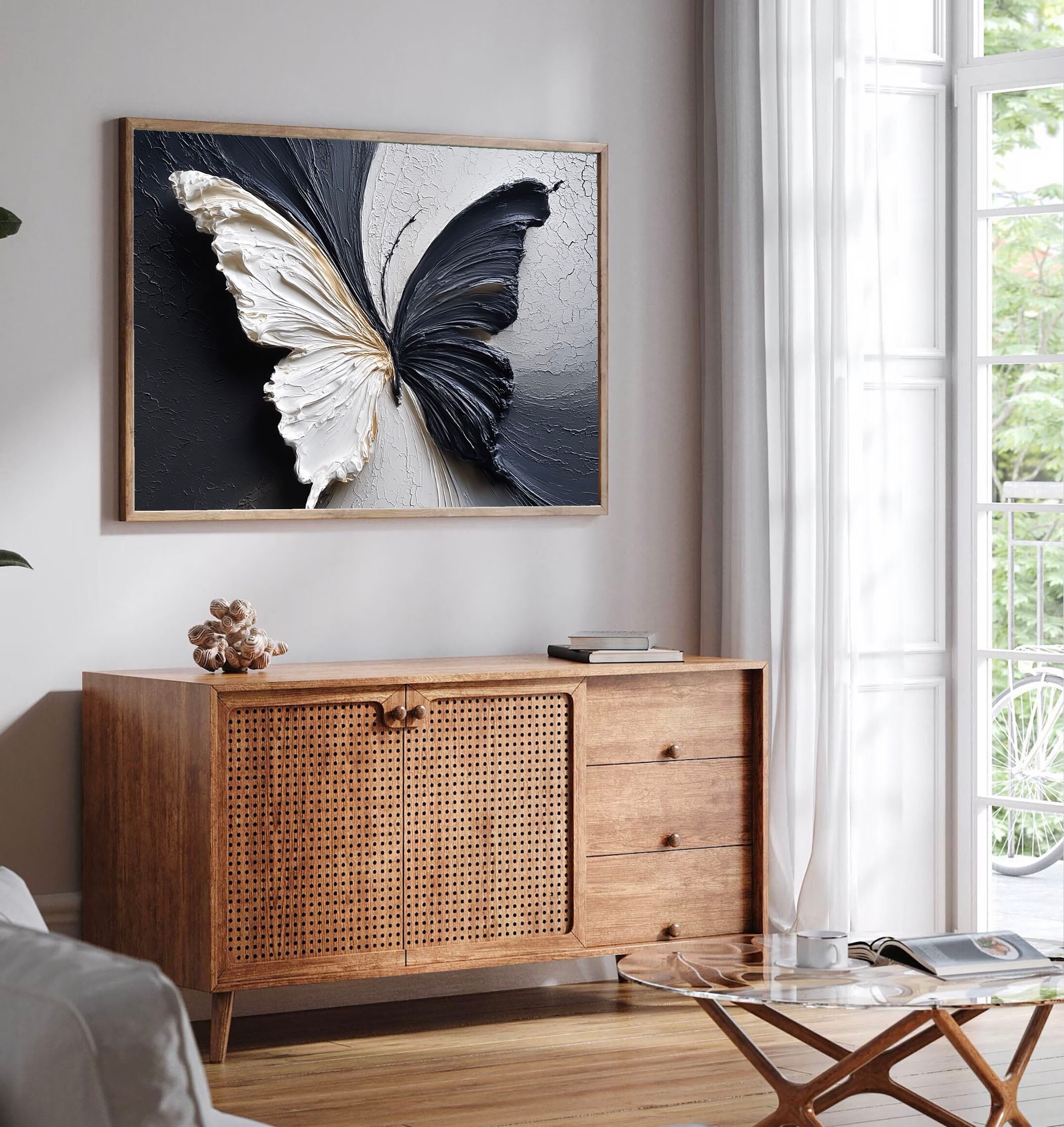 Textured Butterfly Opulence | Gilded Flutter