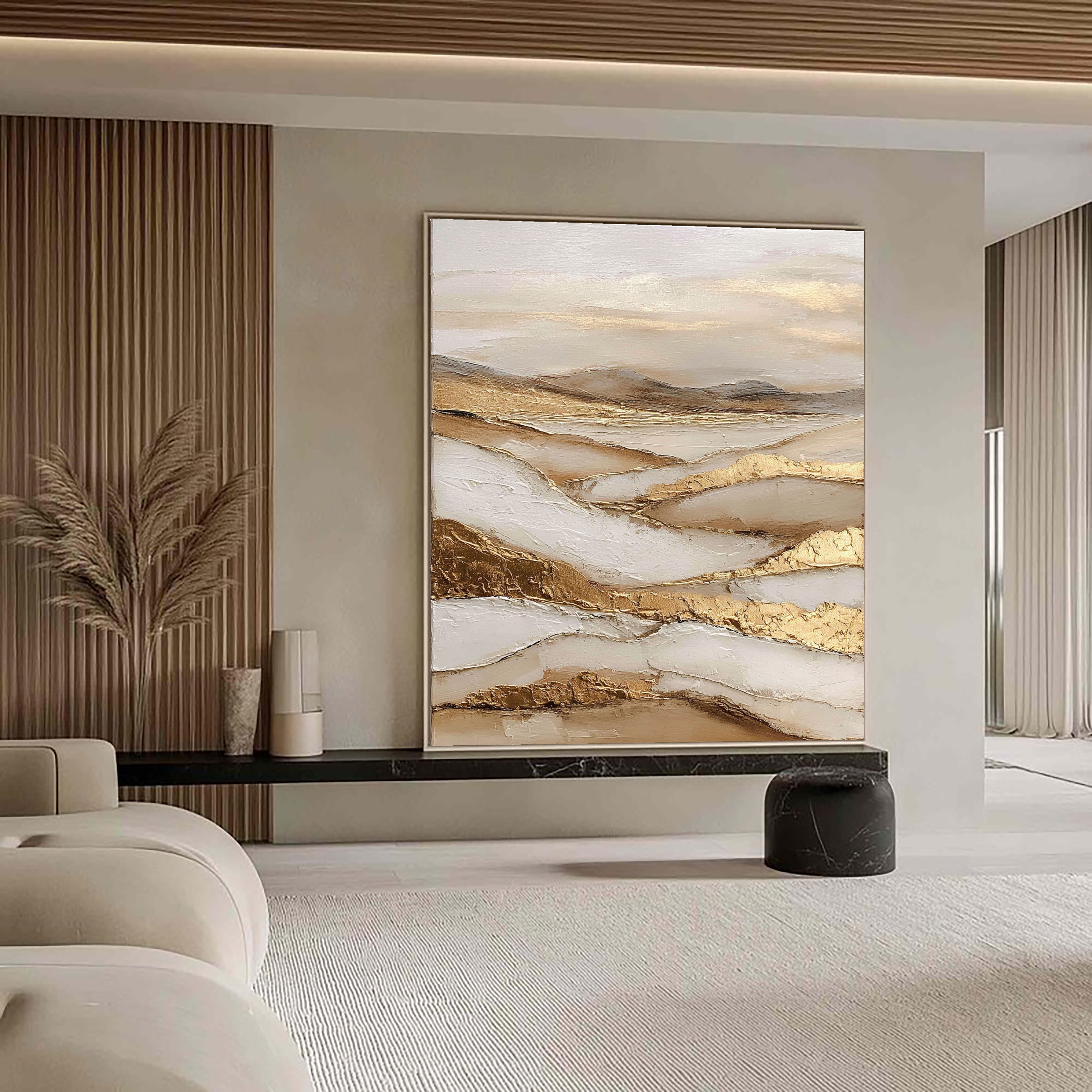 Textured Earthly Elegance | Golden Vista