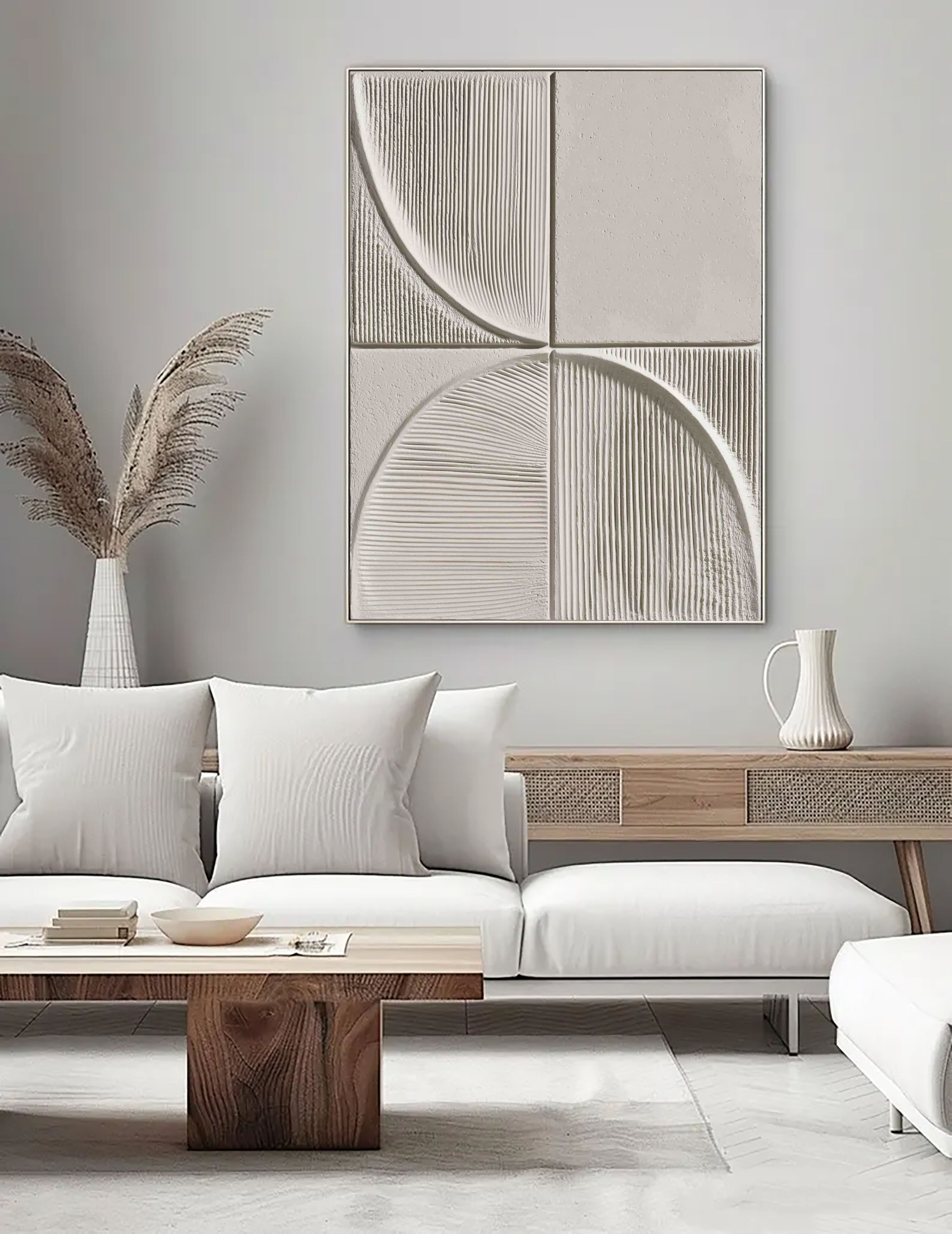 Textured Geometric Rhythm | Ivory Arc
