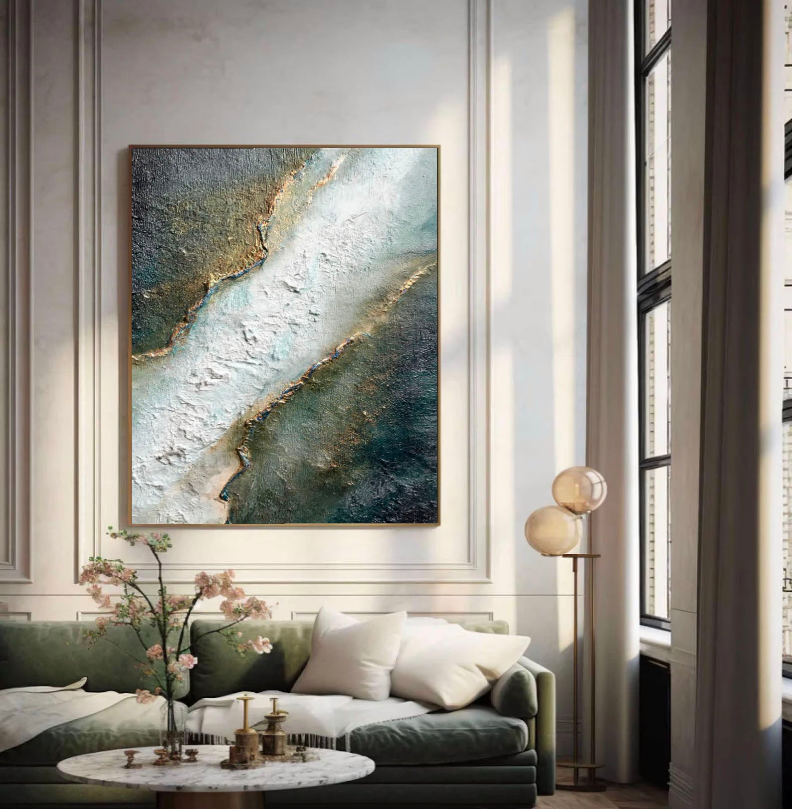 Fractured Light Vein | Silver Rift