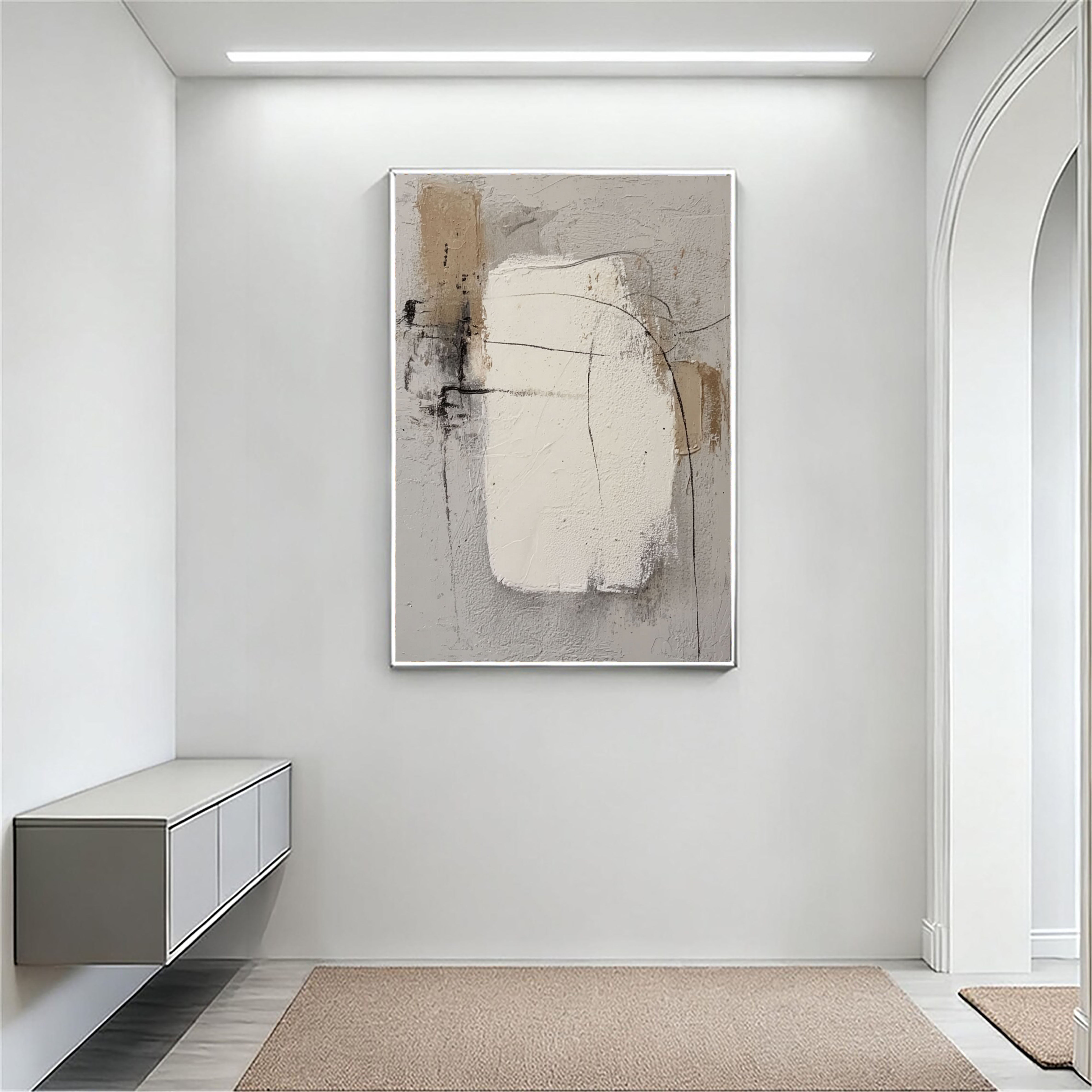 Minimalist Gesture Balance | Soft Frame