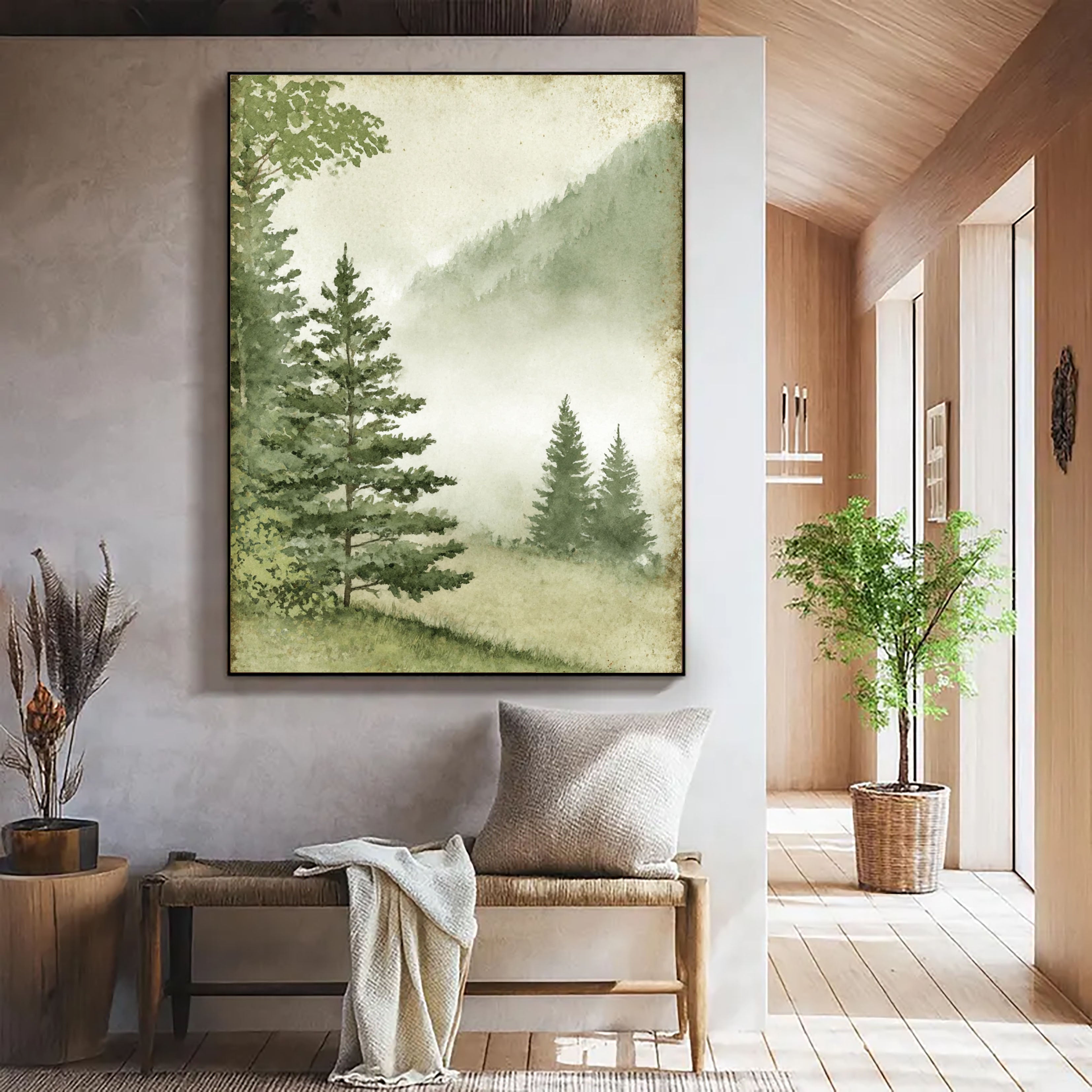 Misty Woodland Repose | Pine Glade