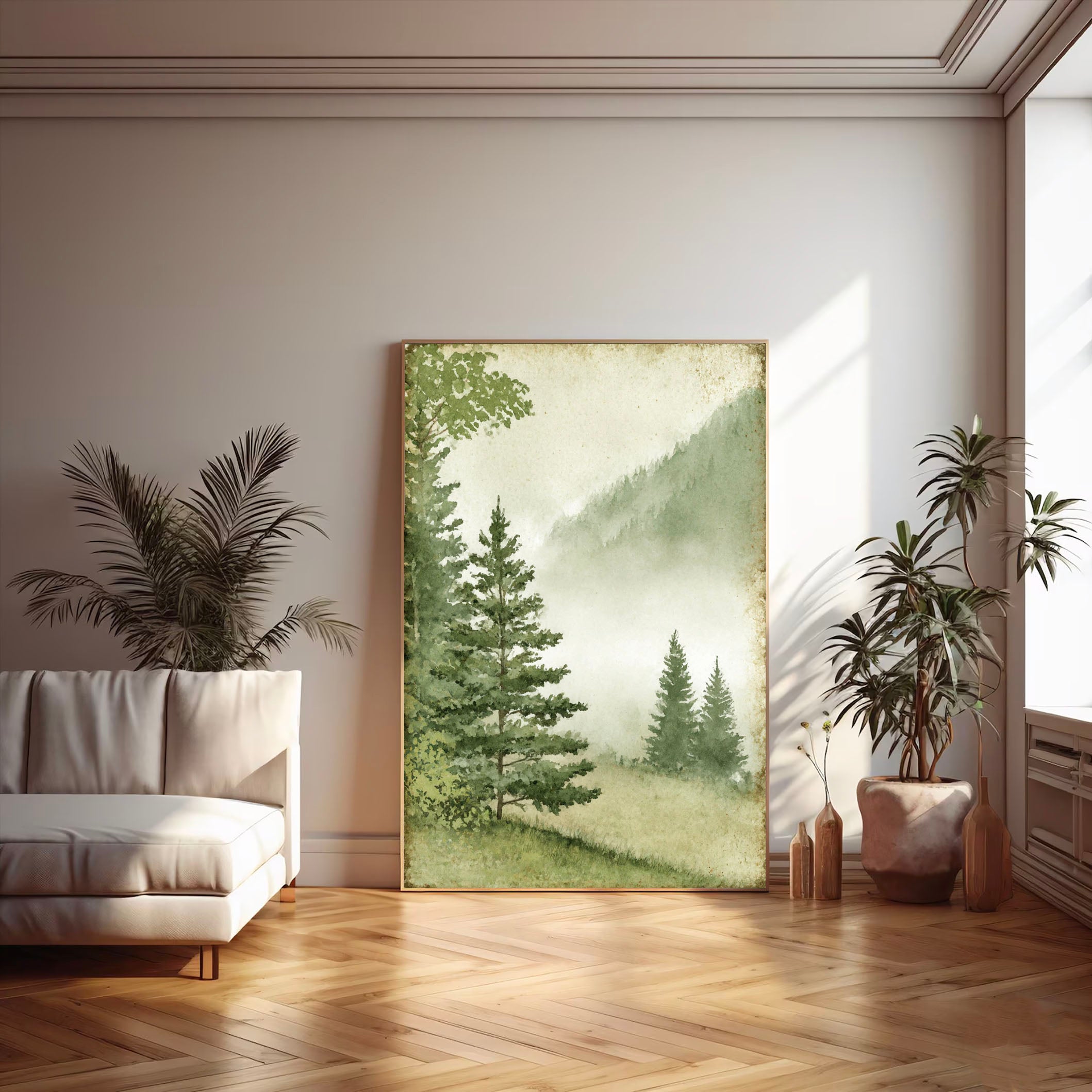 Misty Woodland Repose | Pine Glade