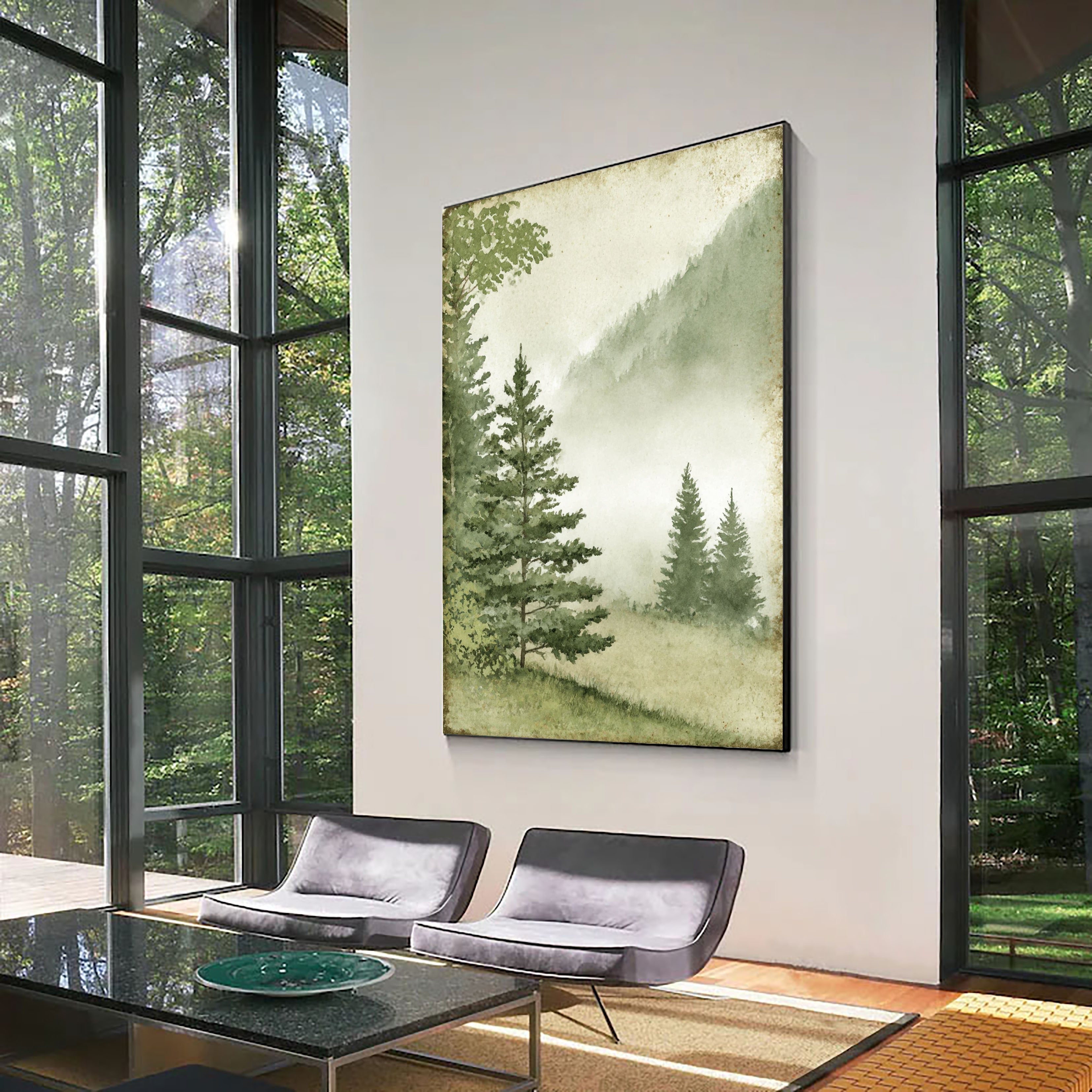 Misty Woodland Repose | Pine Glade