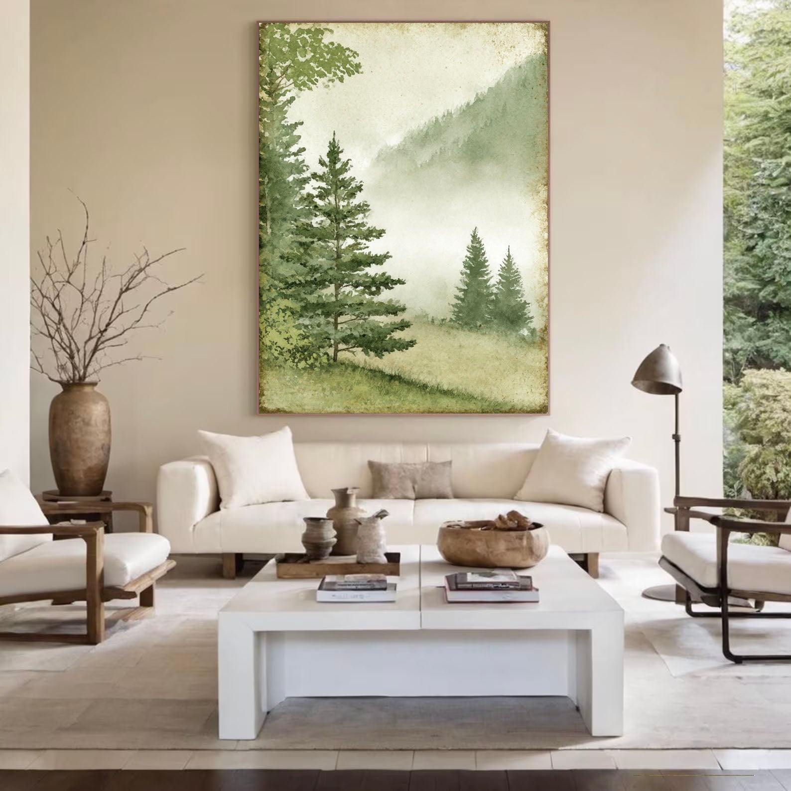 Misty Woodland Repose | Pine Glade