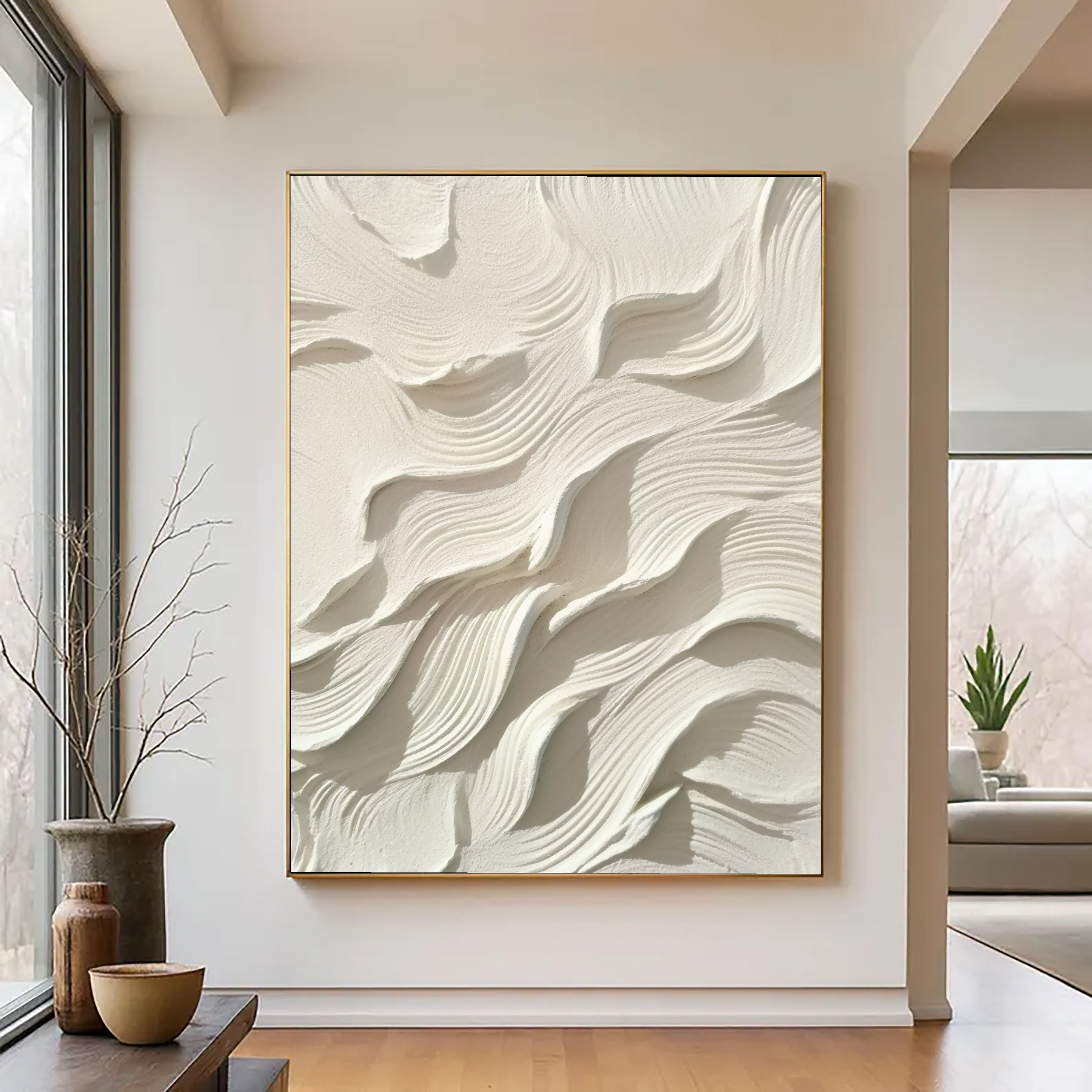 Textured Beige Dynamics | Neutral Wave