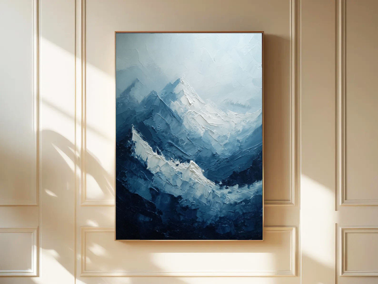 Textured Alpine Peaks | Frosted Ridges