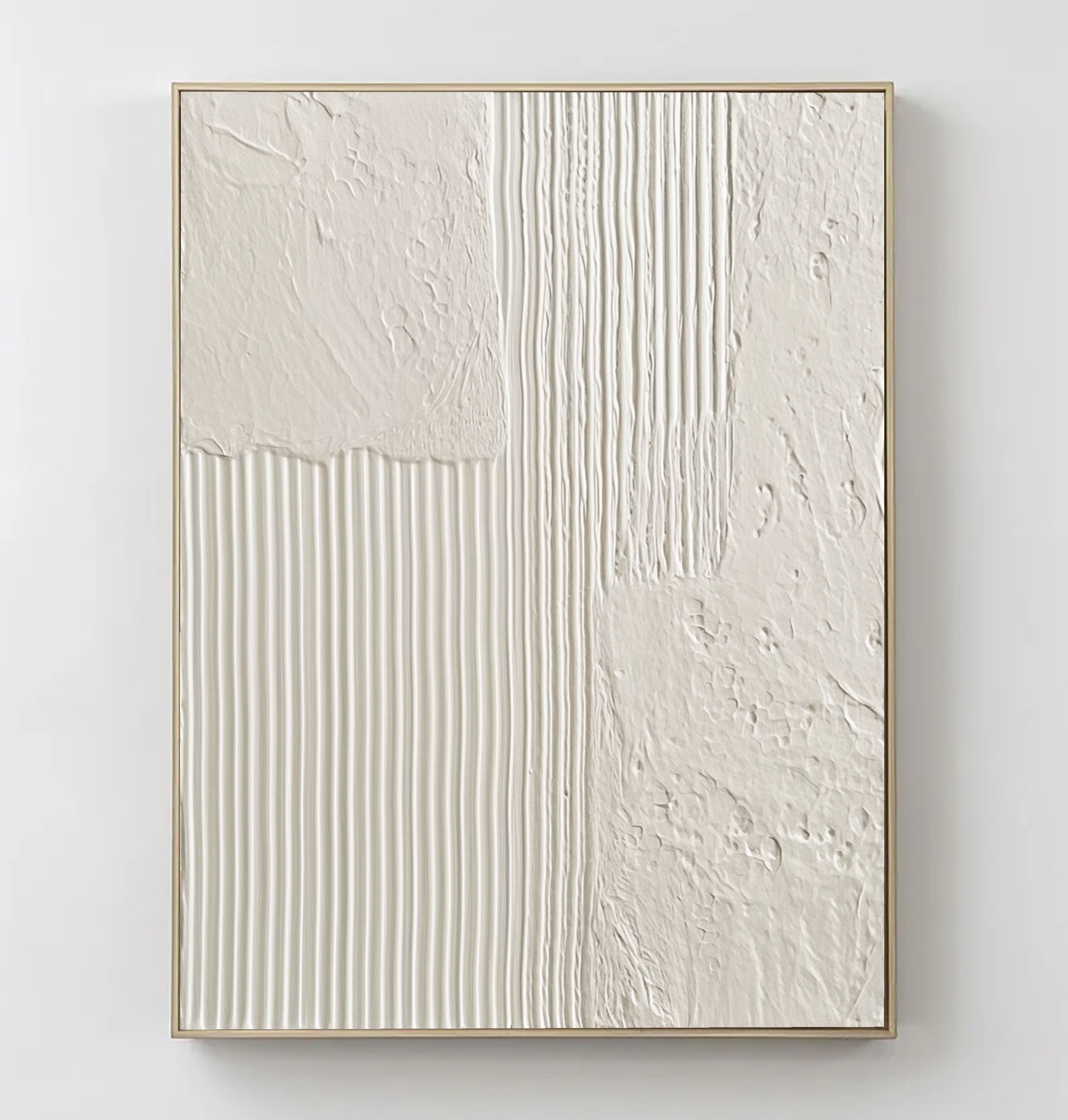 Textured White Mosaic | Minimalist Patch