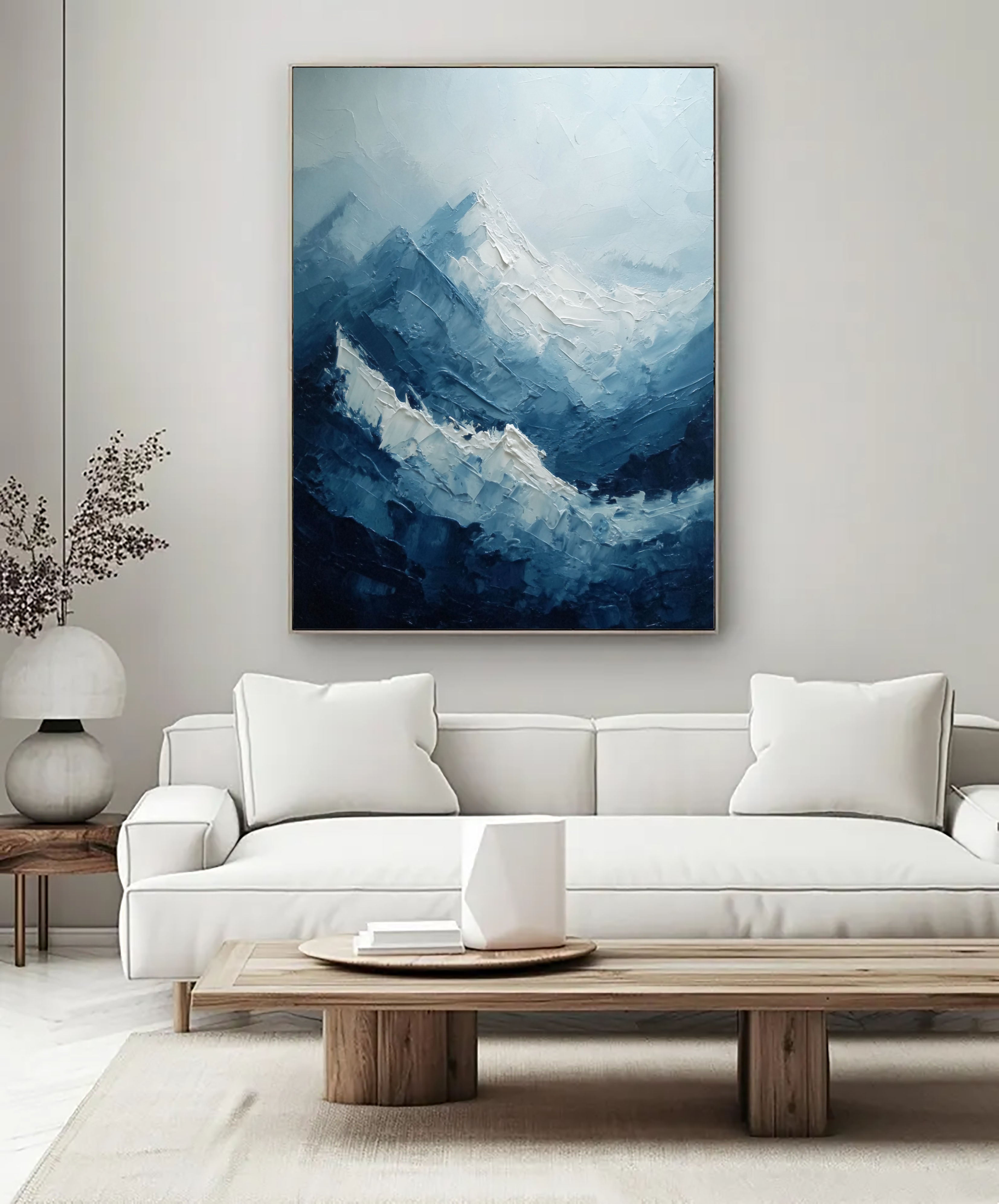 Textured Alpine Peaks | Frosted Ridges