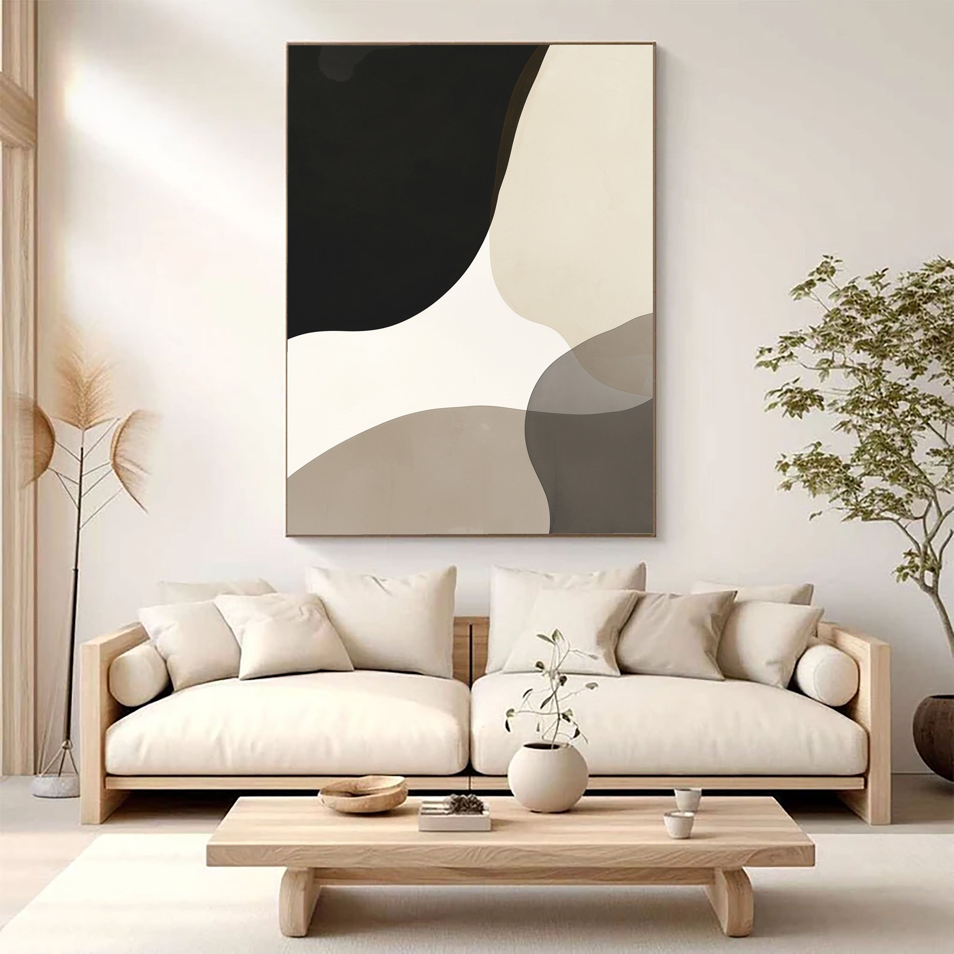 Textured Neutral Geometry | Monochrome Blend