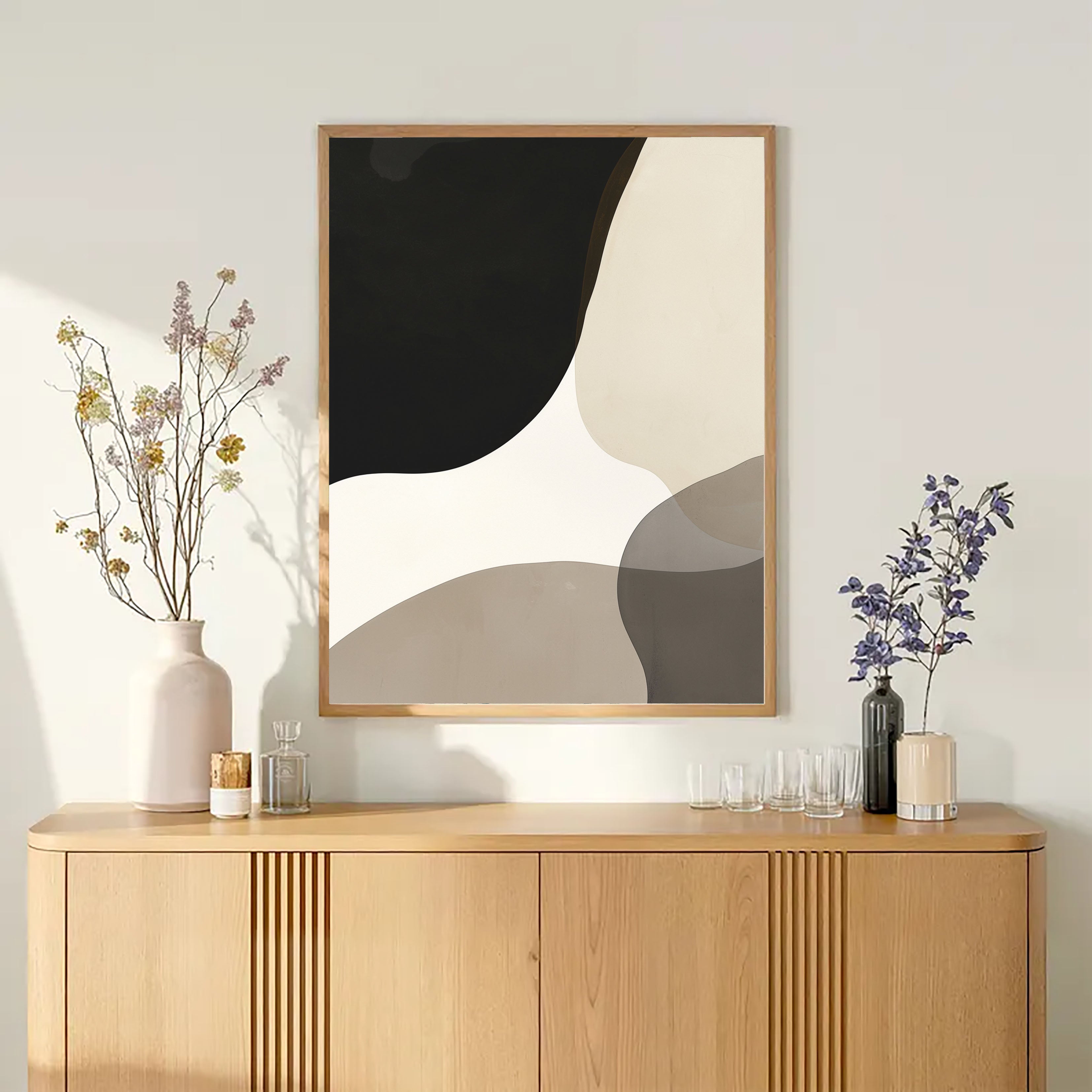 Textured Neutral Geometry | Monochrome Blend