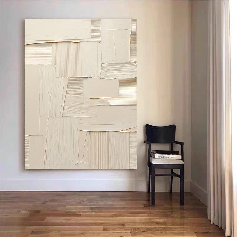 Textured Beige Mosaic | Neutral Patch