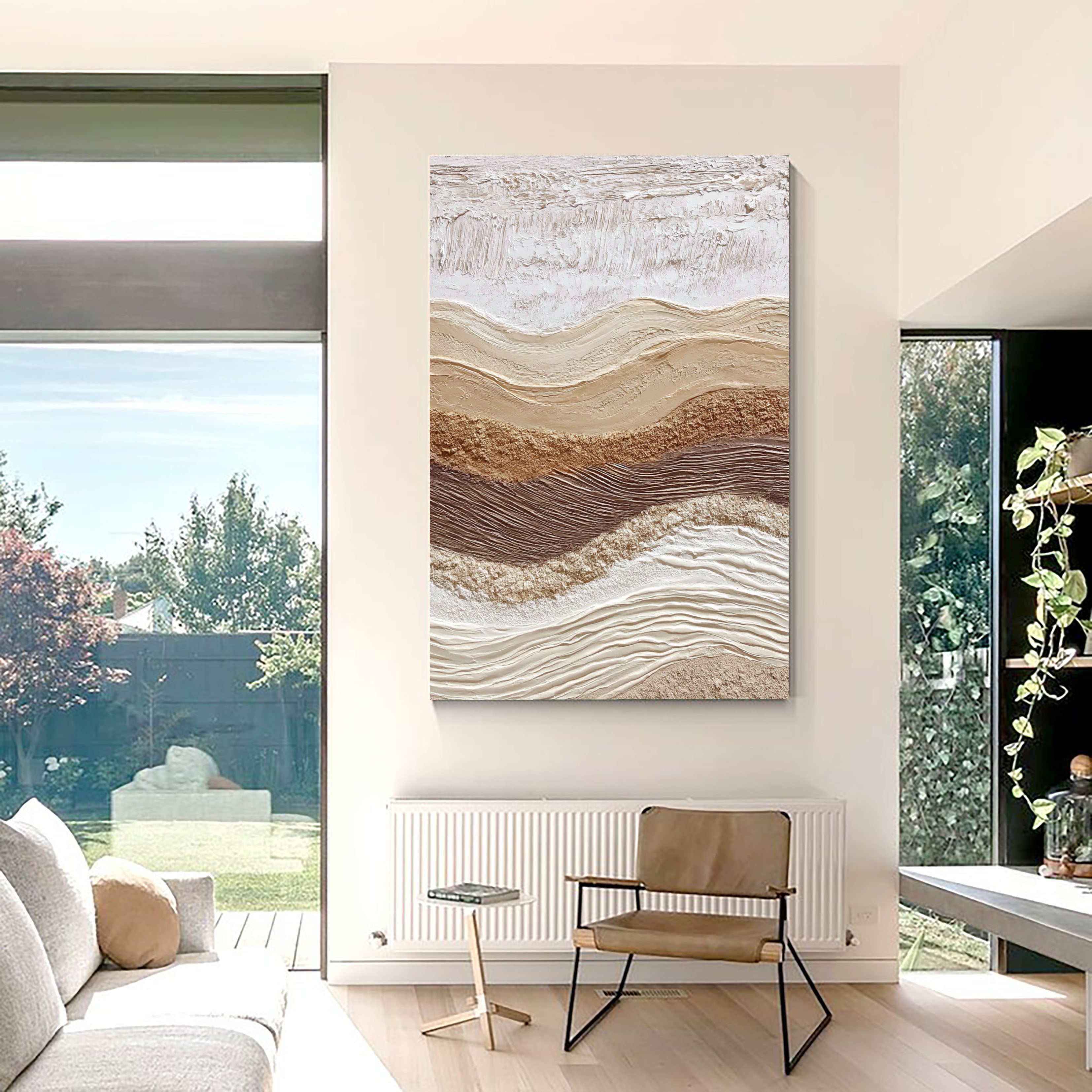 Textured Earthy Swells | Neutral Ridges