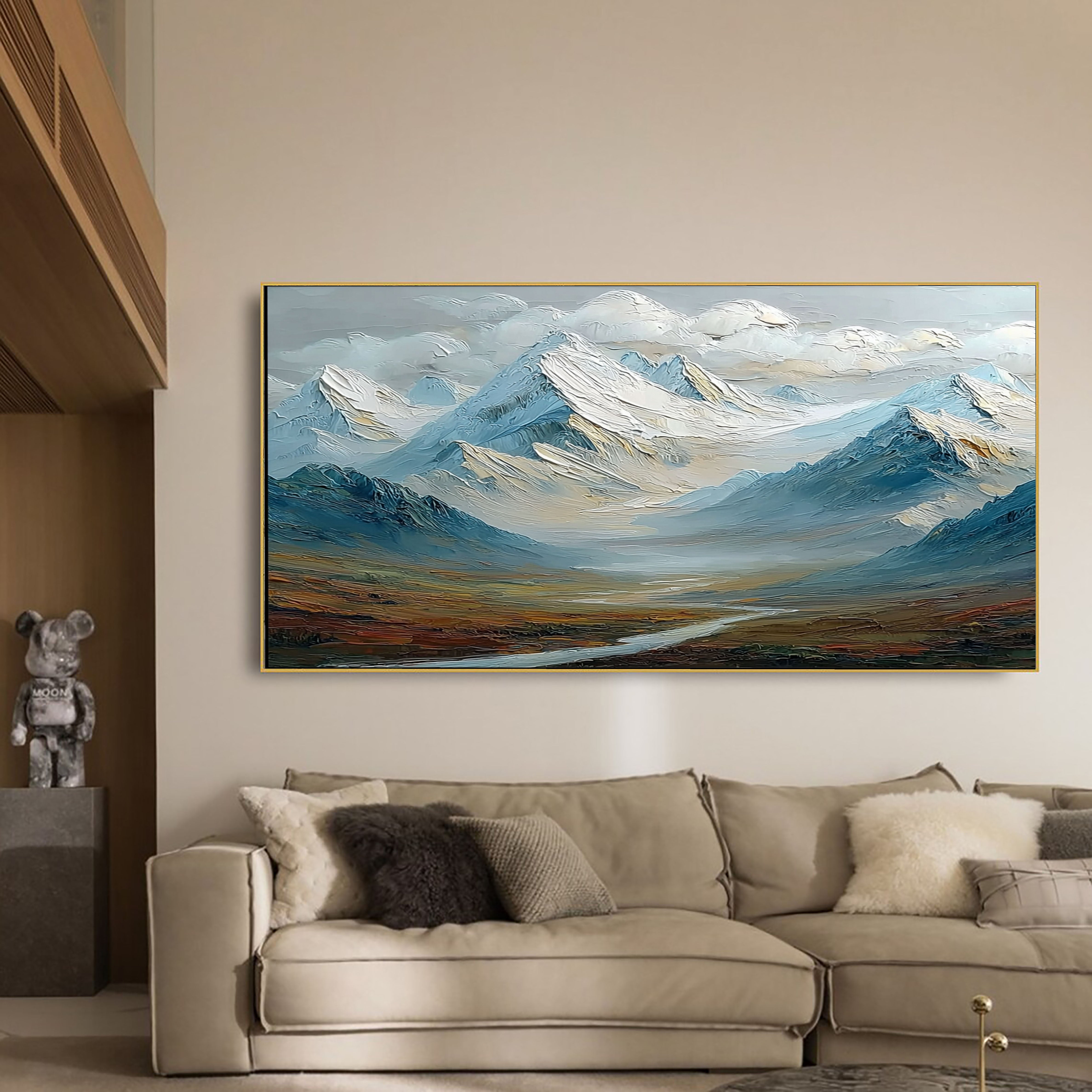 Majestic Alpine Vista | Snow & Sky