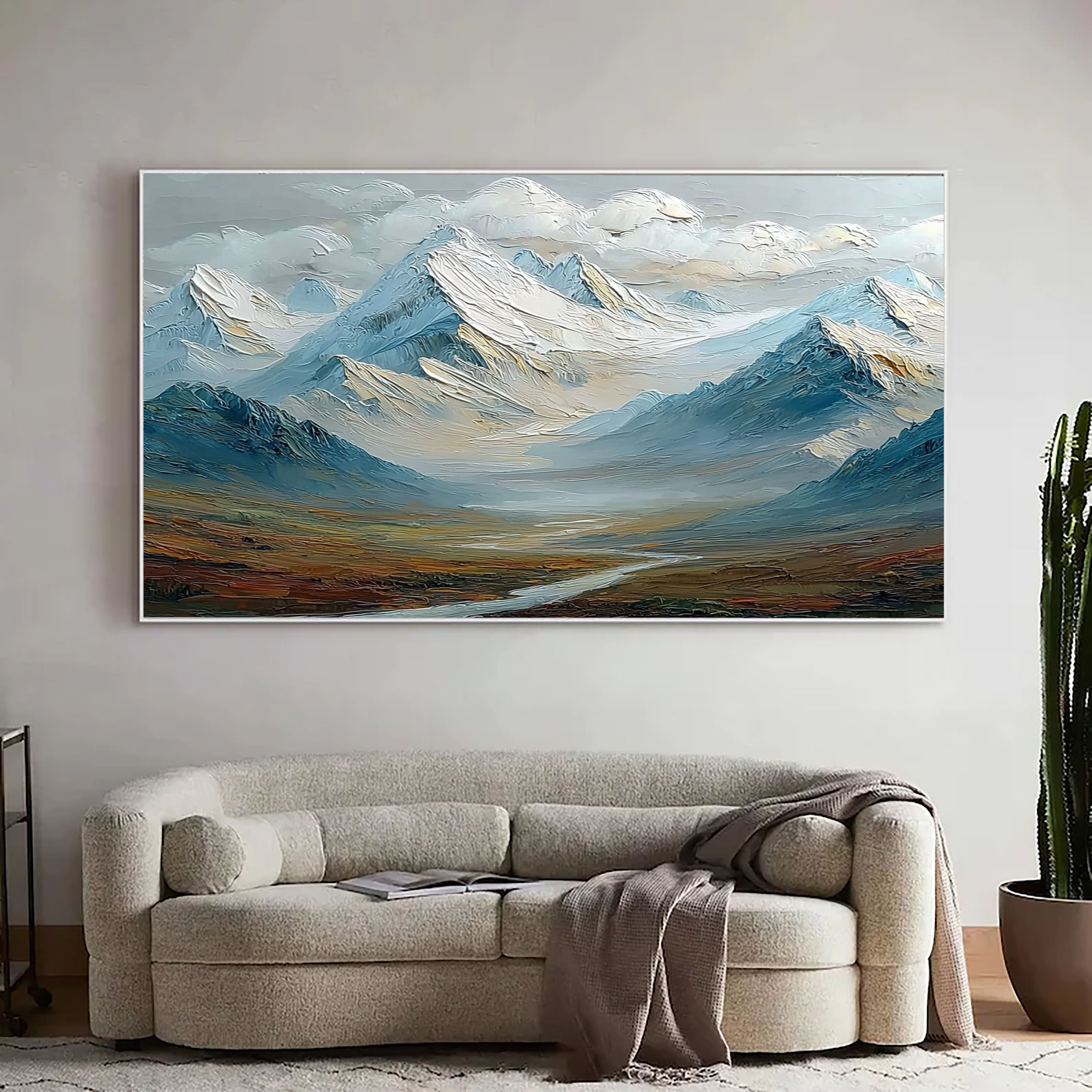 Majestic Alpine Vista | Snow & Sky